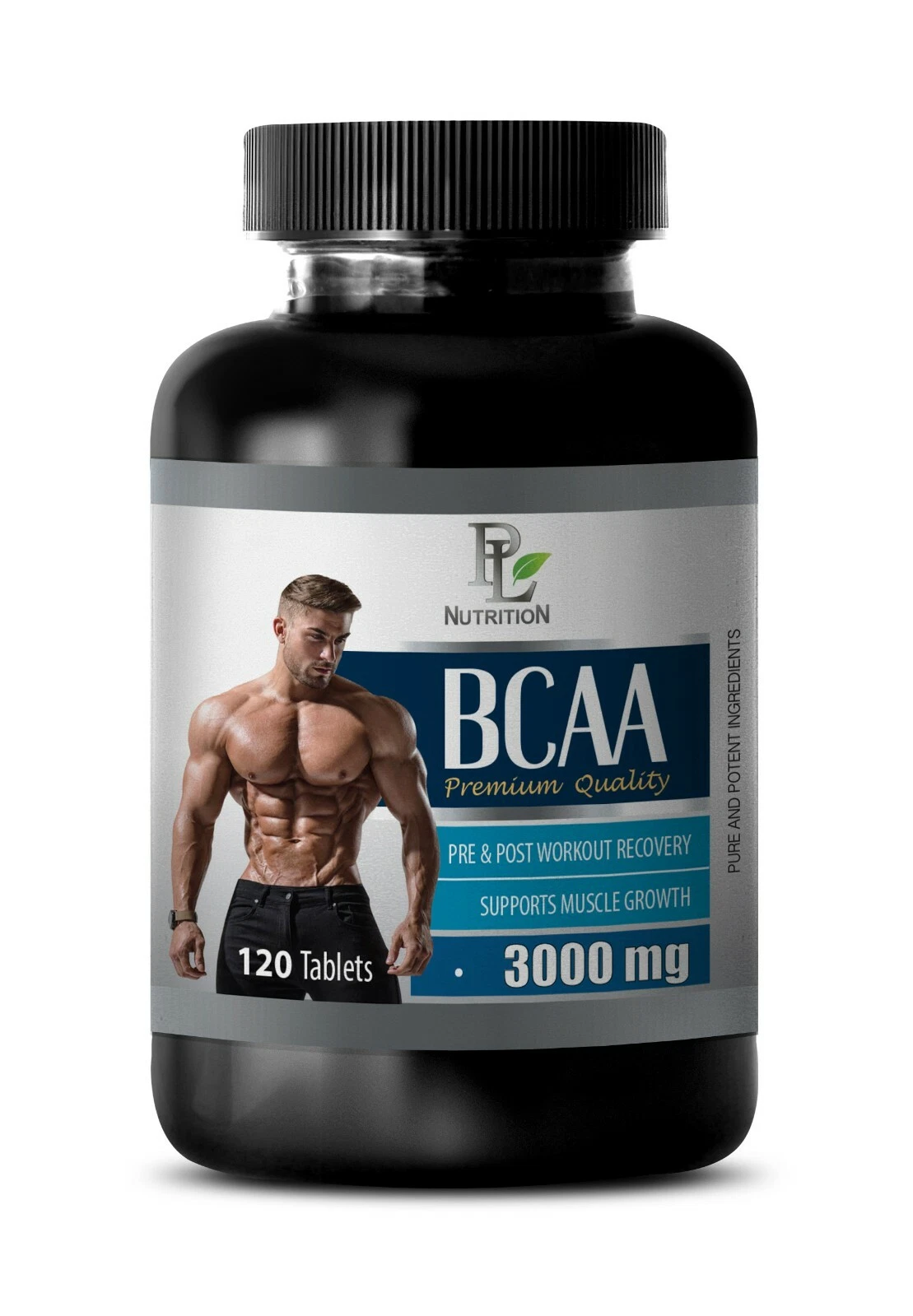 muscle aid - BCAA 3000MG - bulk supplements l-isoleucine 1B