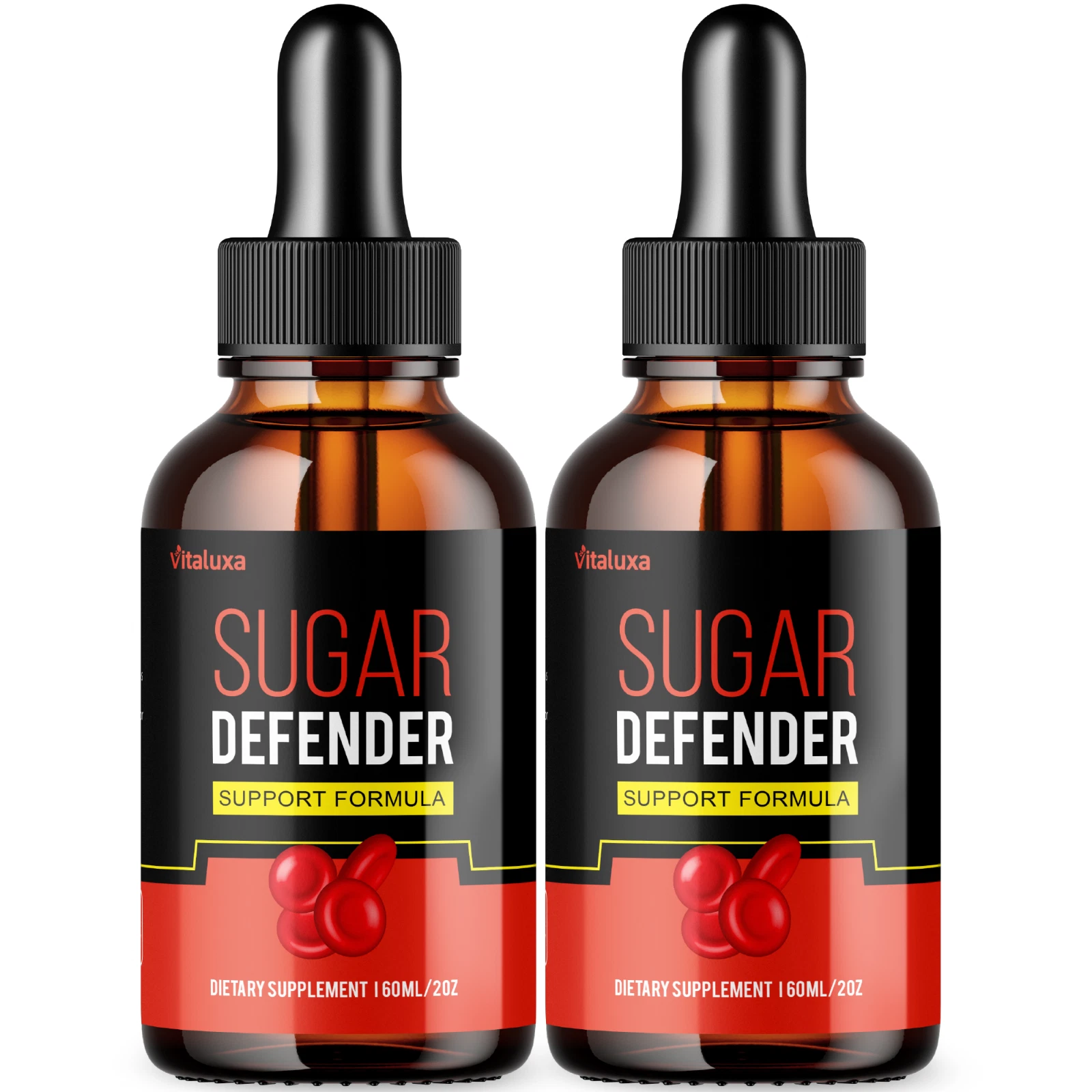 (2 Pack) Sugar Defender, Sugar Defender Healthy Blood Sugar Support (4oz)