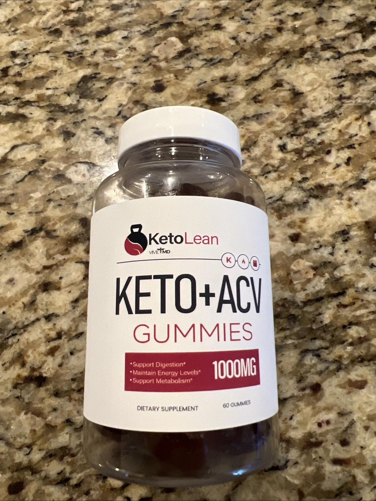 Keto Lean ACV Gummies, KetoLean Gummies for Weight Loss (60 Gummies)