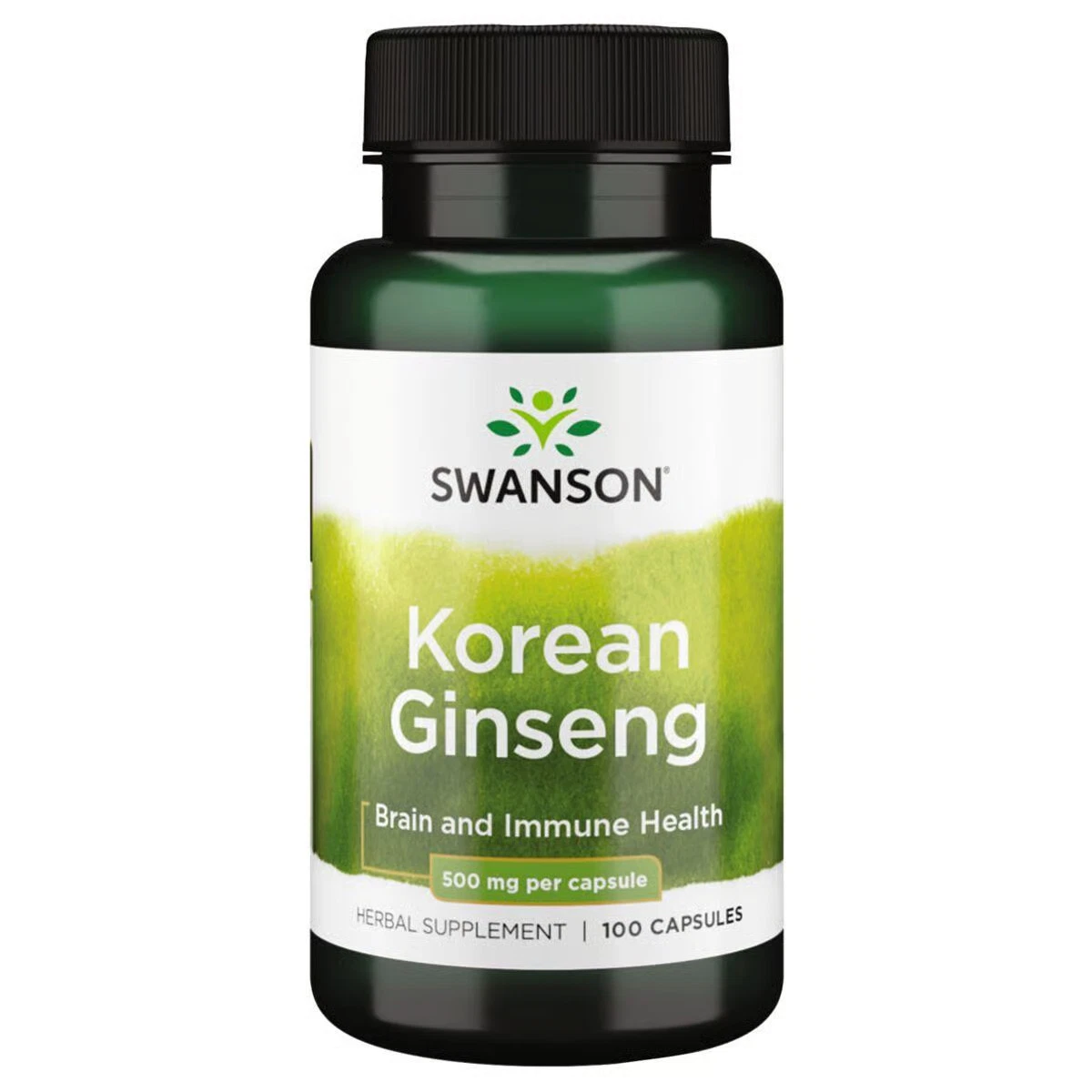 Swanson Korean Ginseng 500 mg 100 Capsules