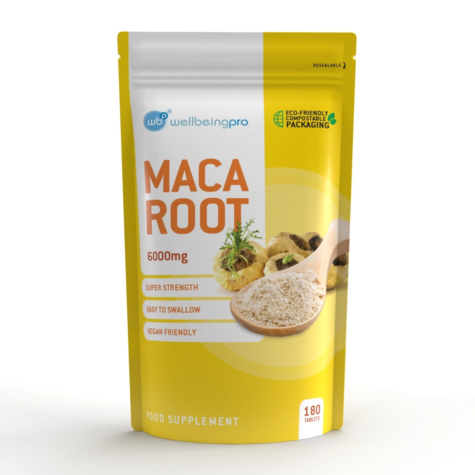 Maca Root 6000mg Tablets - Sexual Health Libido Booster Vegan Peruvian Ginseng