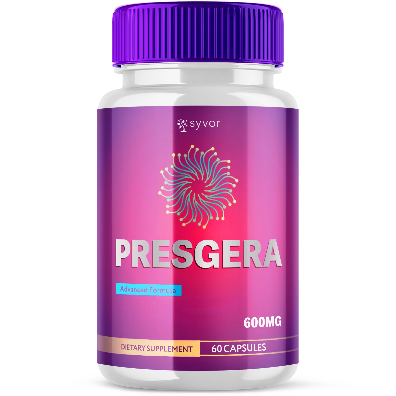 Presgera Advanced Nerve Support Formula Maximum Strength Vitamin 60 Capsules