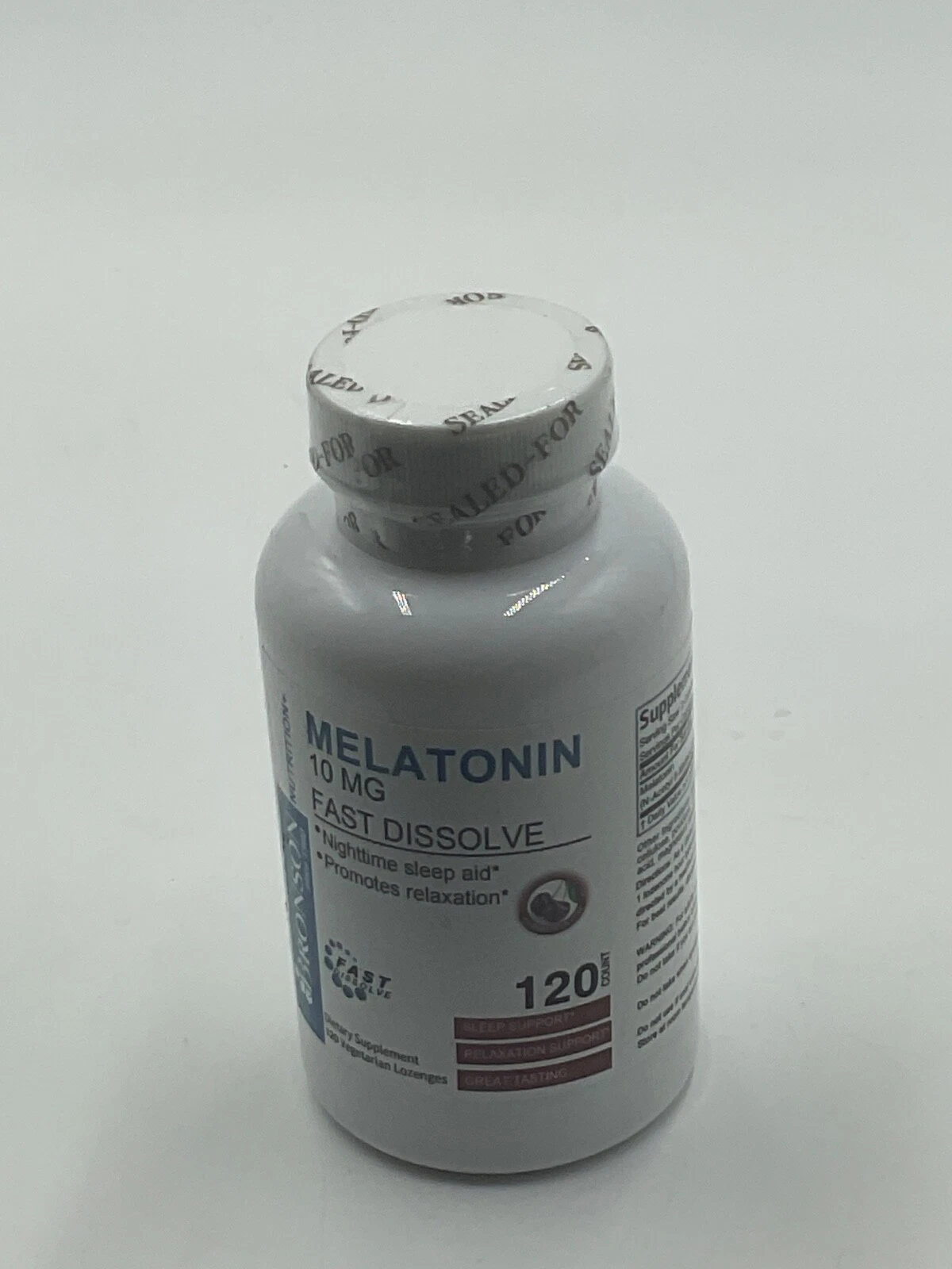 Bronson Melatonin 10mg Fast Dissolve Cherry Flavored 120 Ct
