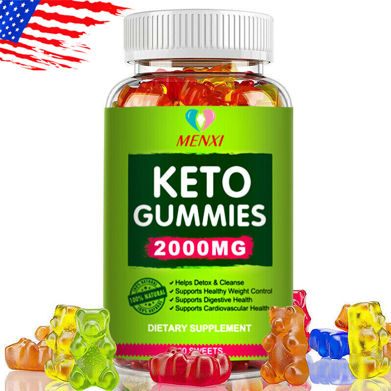 Keto BHB Gummies Ketone Advanced ACV Weight Loss Fat Burner Dietary Supplement