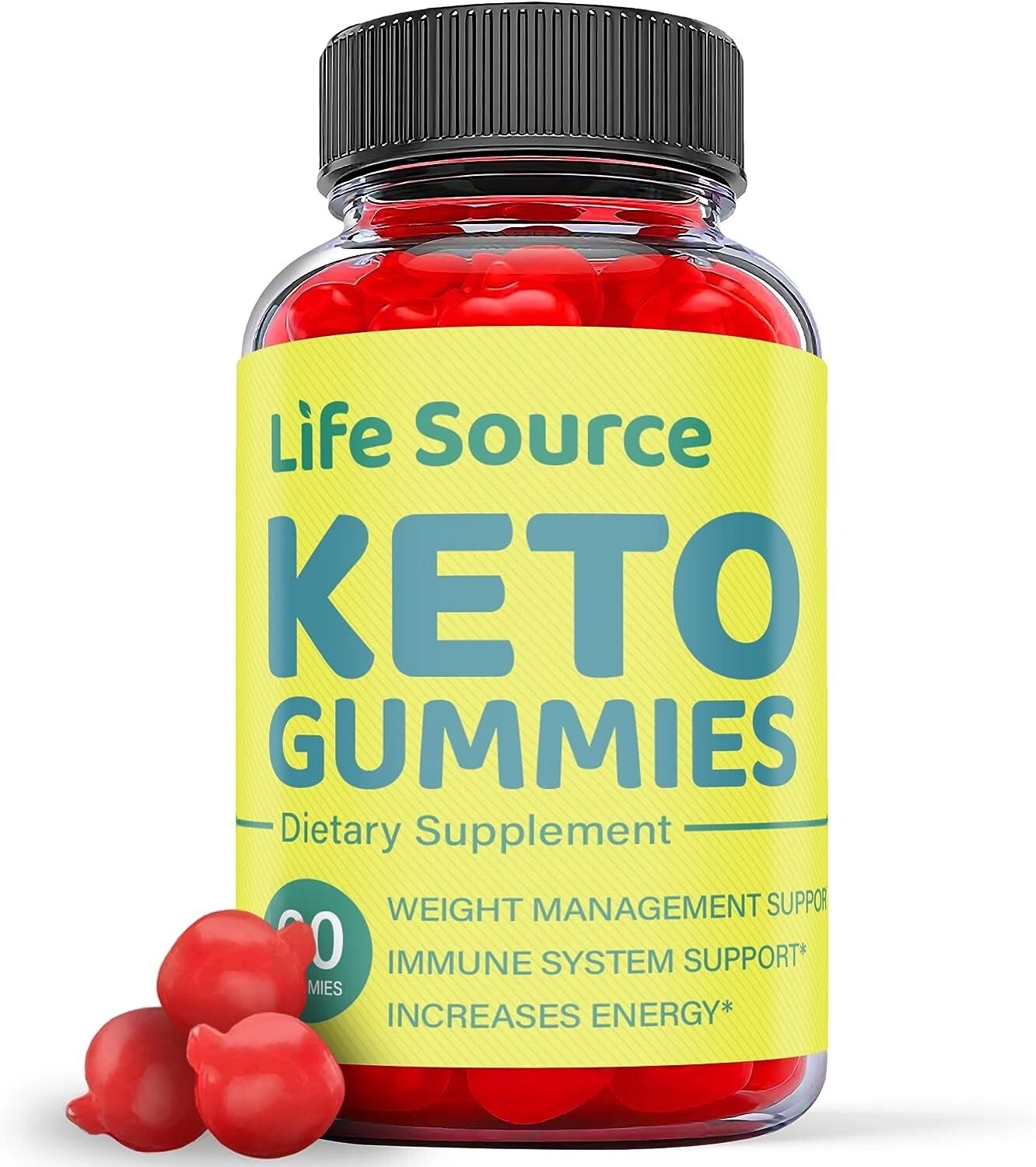 (1 Bottle) Life Source Keto Gummies- Keto ACV Gummies for Advanced Weight Loss