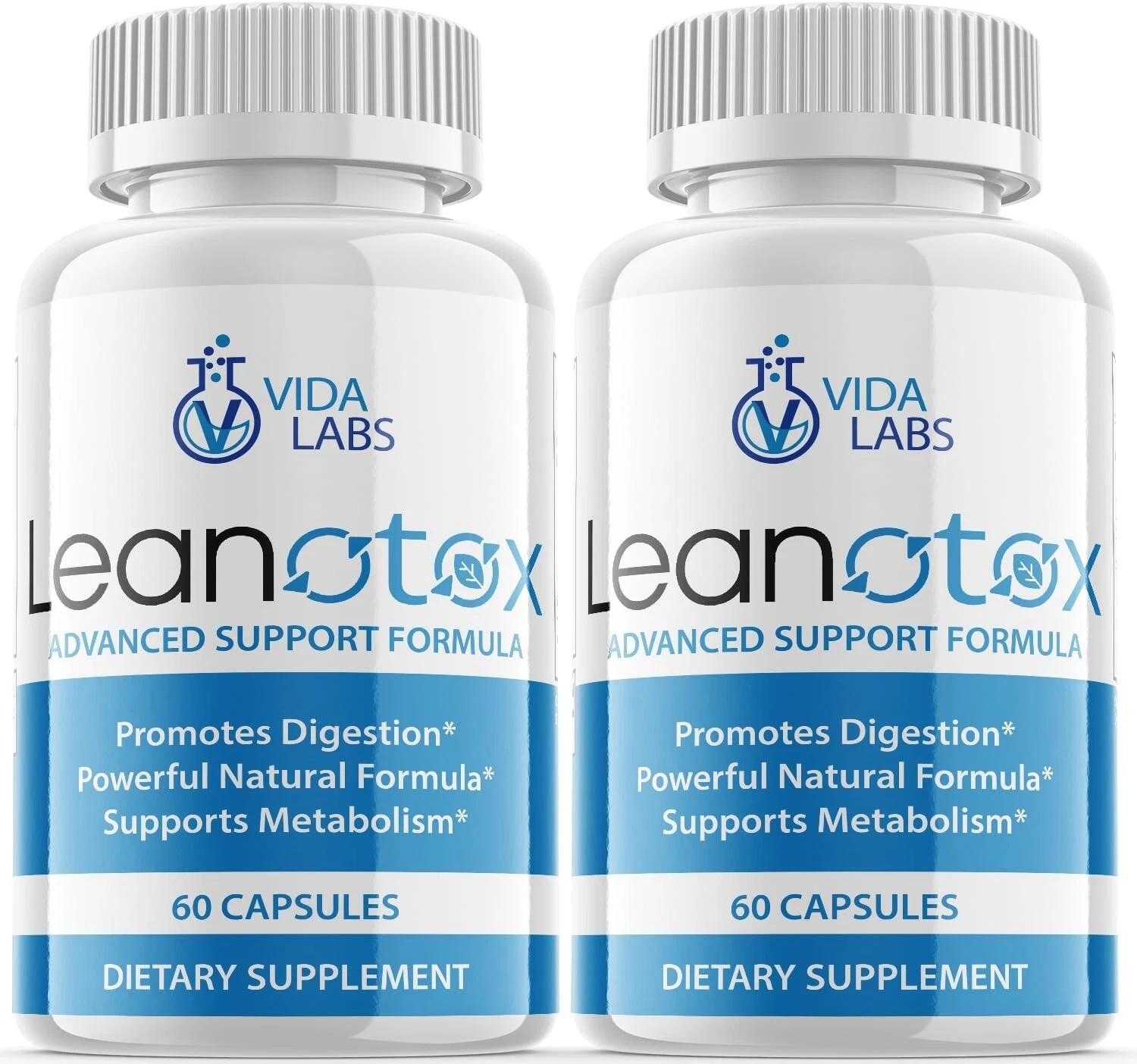 2 Pack - Leanotox Supplement Pills, Support Metabolism, Digestion (120 Capsules)