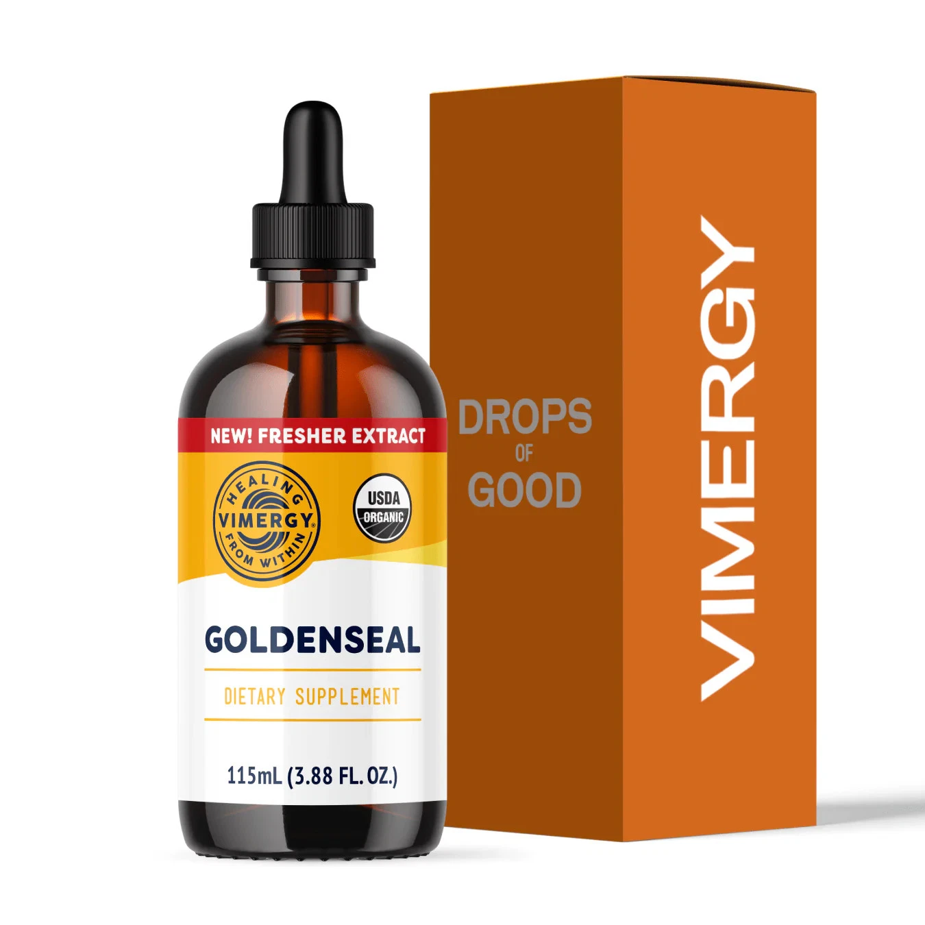Vimergy USDA Organic Goldenseal Extract, 57 Servings