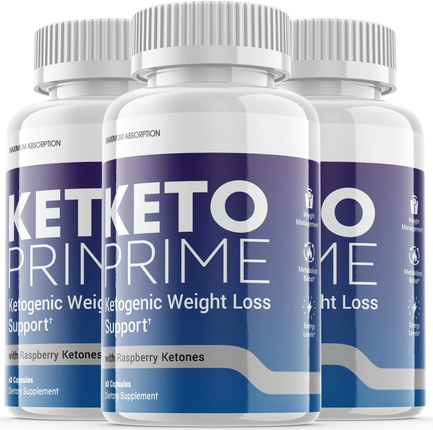 (3 Pack ) Keto Prime - Keto Supplement for Weight Loss & Energy Boosting