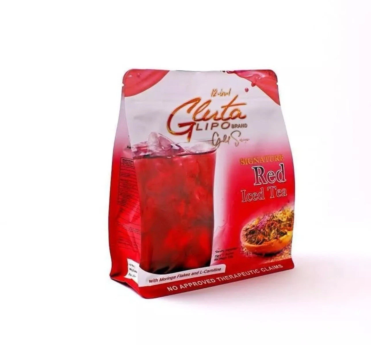 Glutalipo Gold Series RED ICED TEA, 10 Sachets (1 Box)