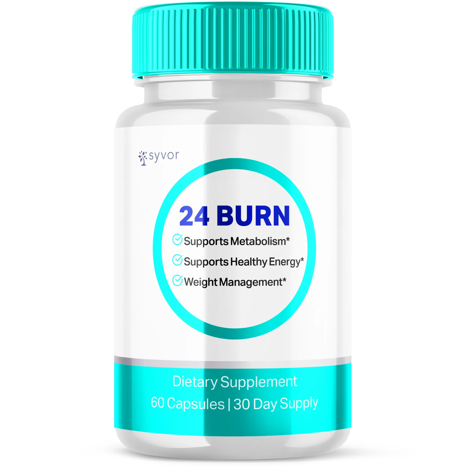 Fórmula Quemador Avanzado 24 Burn Apoyo Natural Energía y Fitness 60 Cápsulas