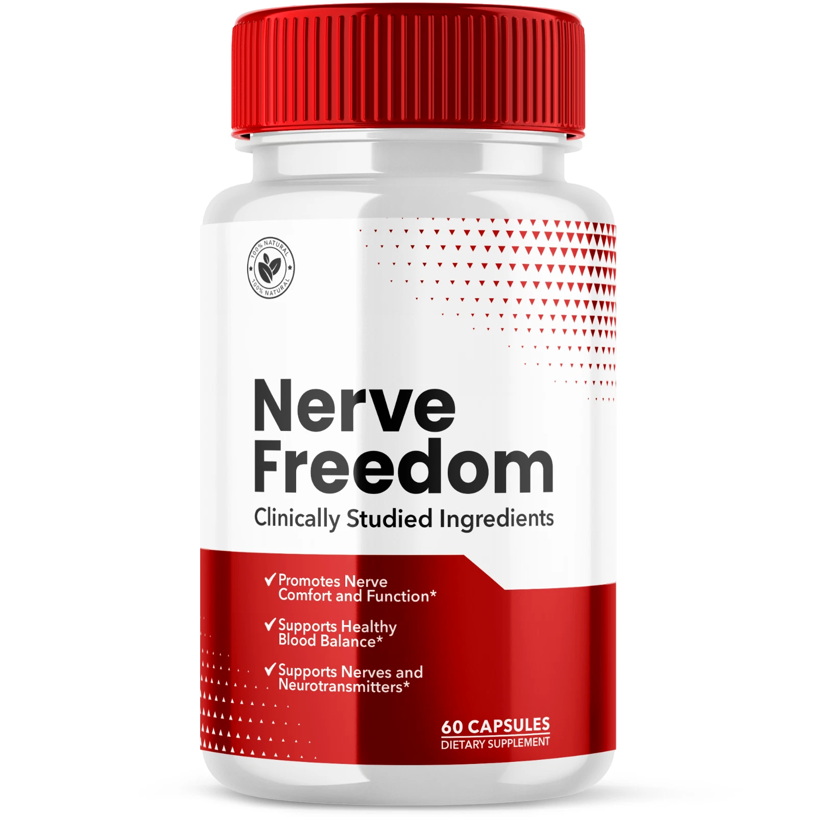 Nerve Freedom Advanced Nerve Support Formula Max Strength Vitamin 60 Capsules
