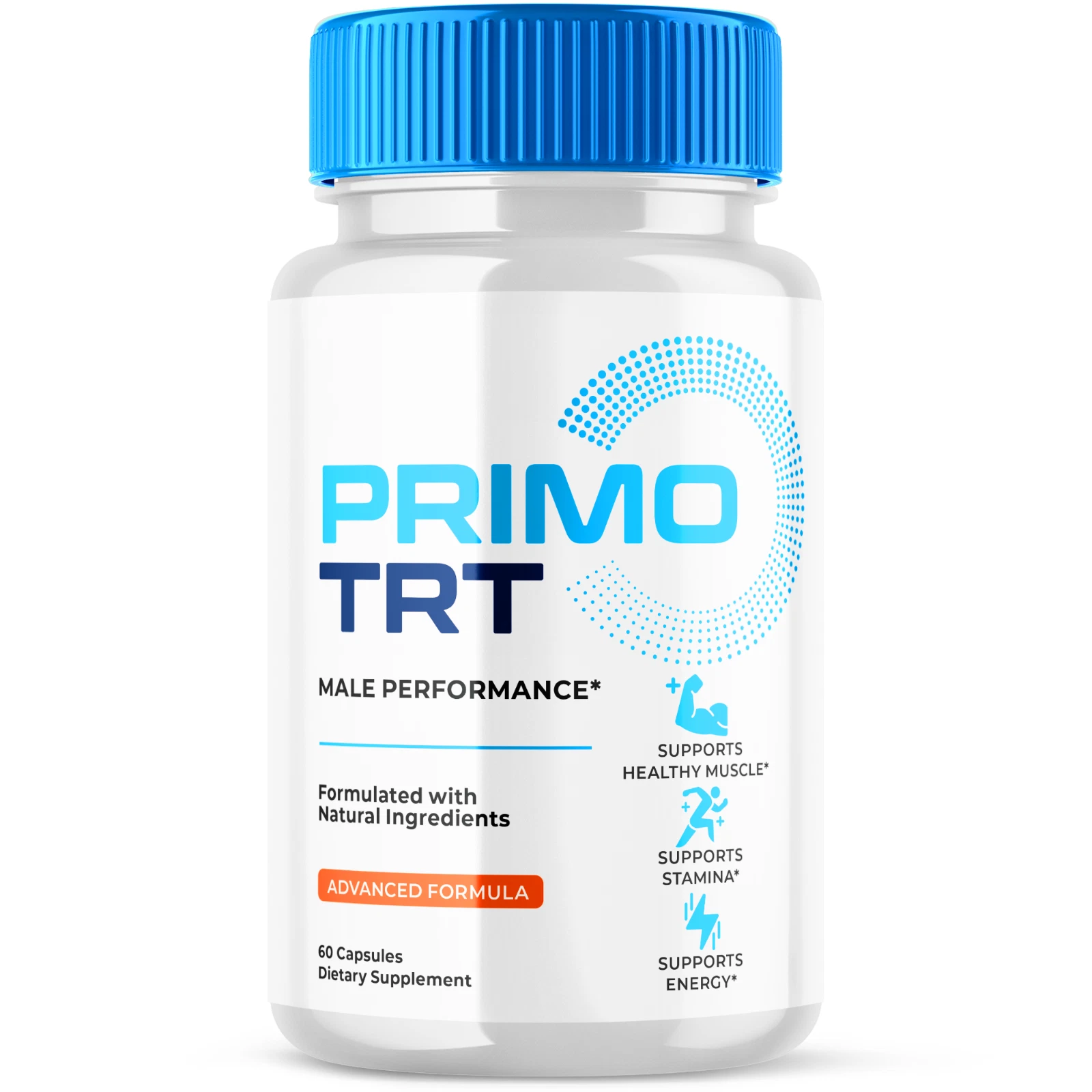 Primo TRT Pills for Men Max Strength Primo TRT Formula Supplement 60 Capsules