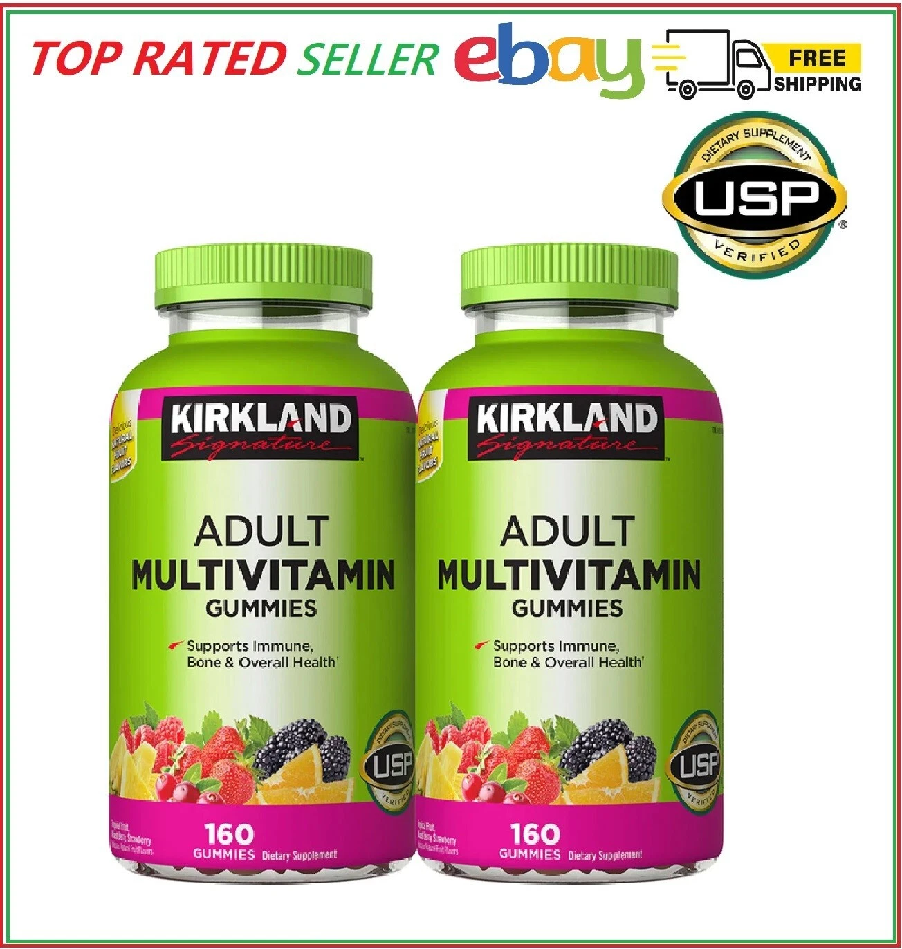Kirkland Signature Adult Multivitamin, 320 Gummies