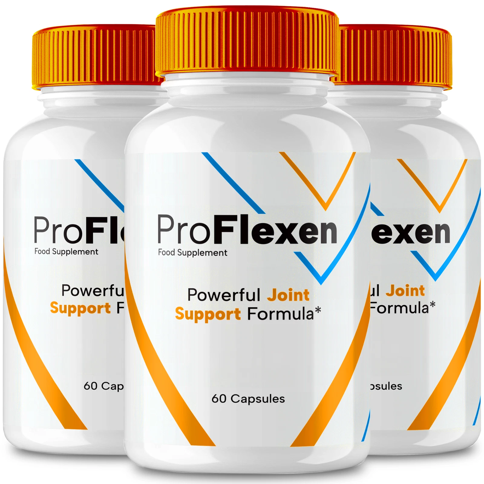 (Paquete de 3) Cápsulas Suplemento Apoyo Fórmula Sangrienta ProFlexen (180 Cápsulas)