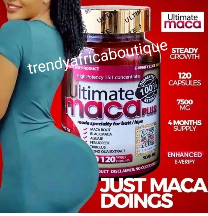Ultimate Maca natural sexy curves!! 120/bottle, 4 months 💯 satisfaction!