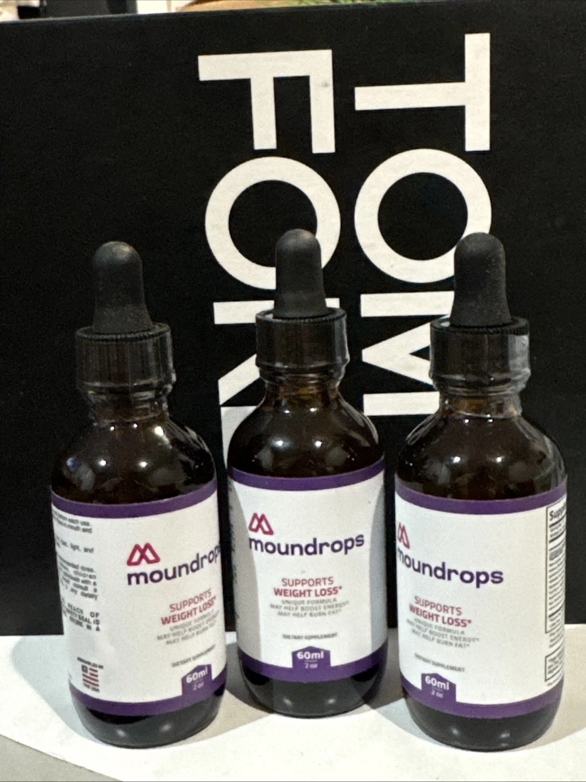 Moundrops Weight Loss Drops Moun Drops Weight Management Liquid 60ML (3pack)🥳🤑