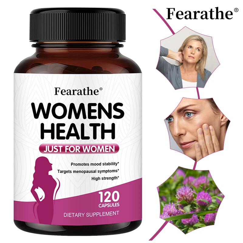 Herbal Menopause Supplement for Womens Health - Hormone Balance Caps