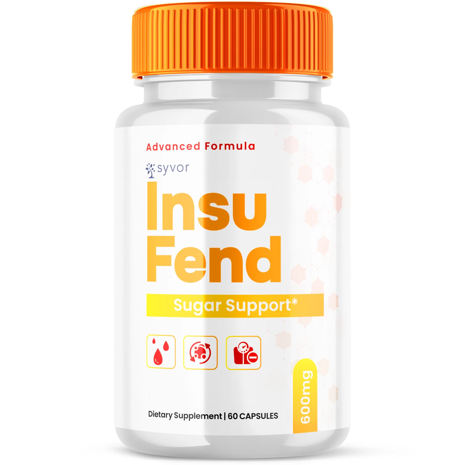 InsuFend Advanced Glycogen Supplement Insu Fend Circulation Support 60 Capsules