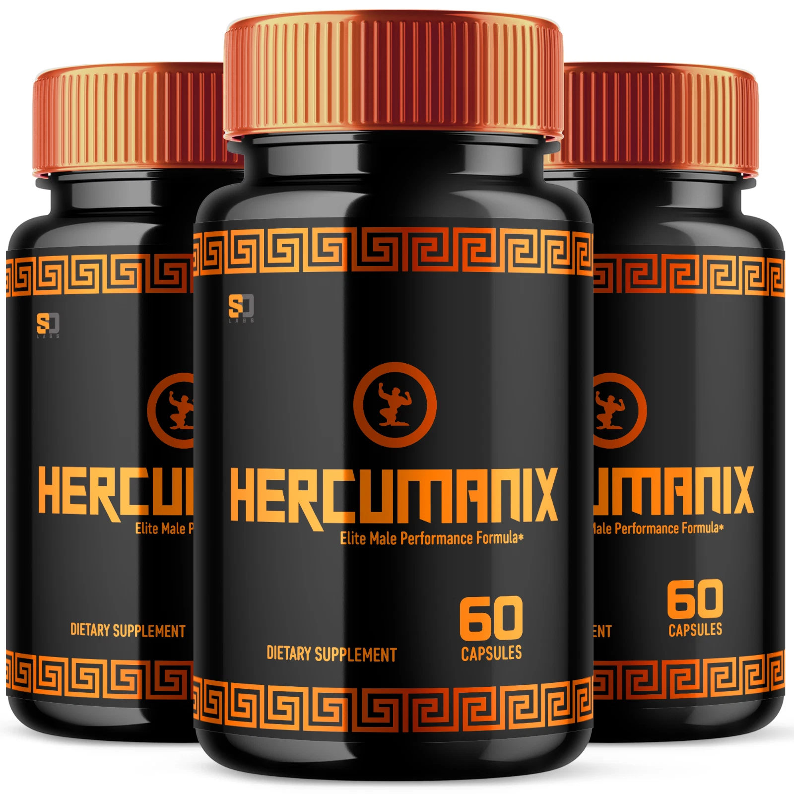 Hercumanix Elite Male Performance Formula for Energy and Vitality (3 Pack)