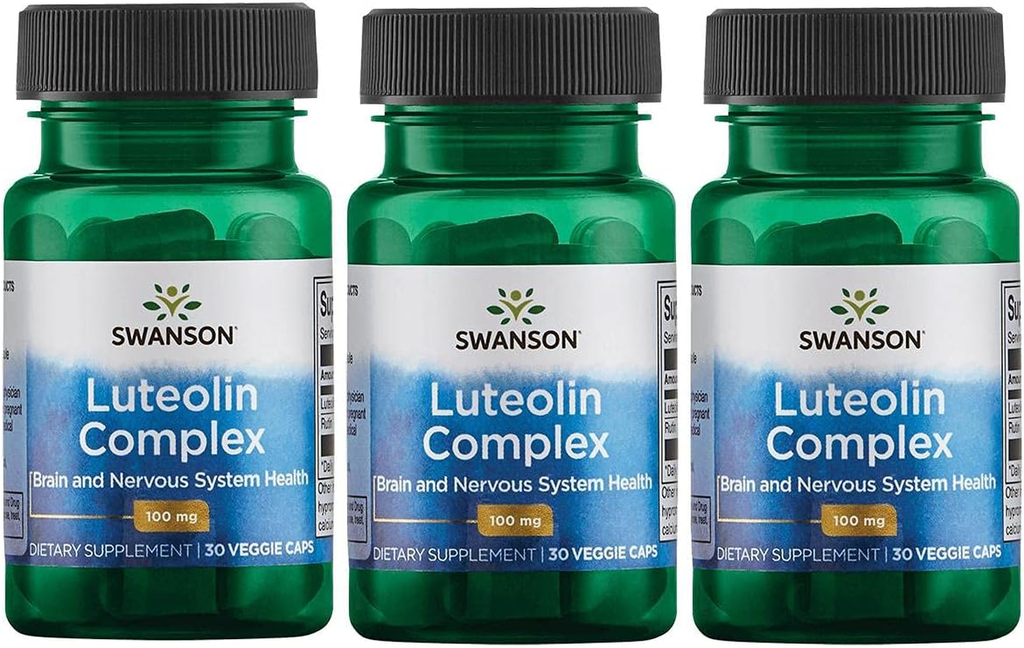 Luteolin Complex W/Rutin - Brain Support Supplement Promoting Memory, Mood & ...