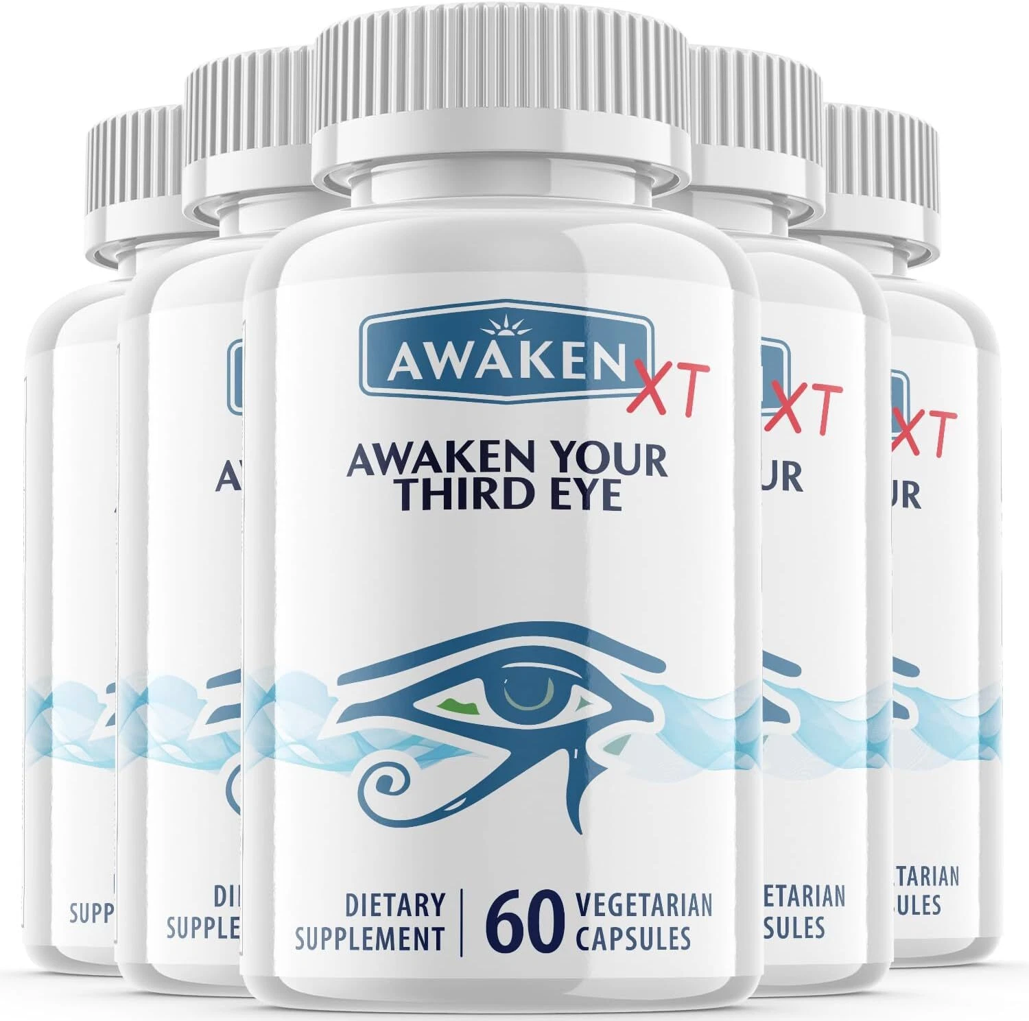 (5 Pack) Awaken XT Pineal Capsules for Physical and Mental Focus (300 Capsules)