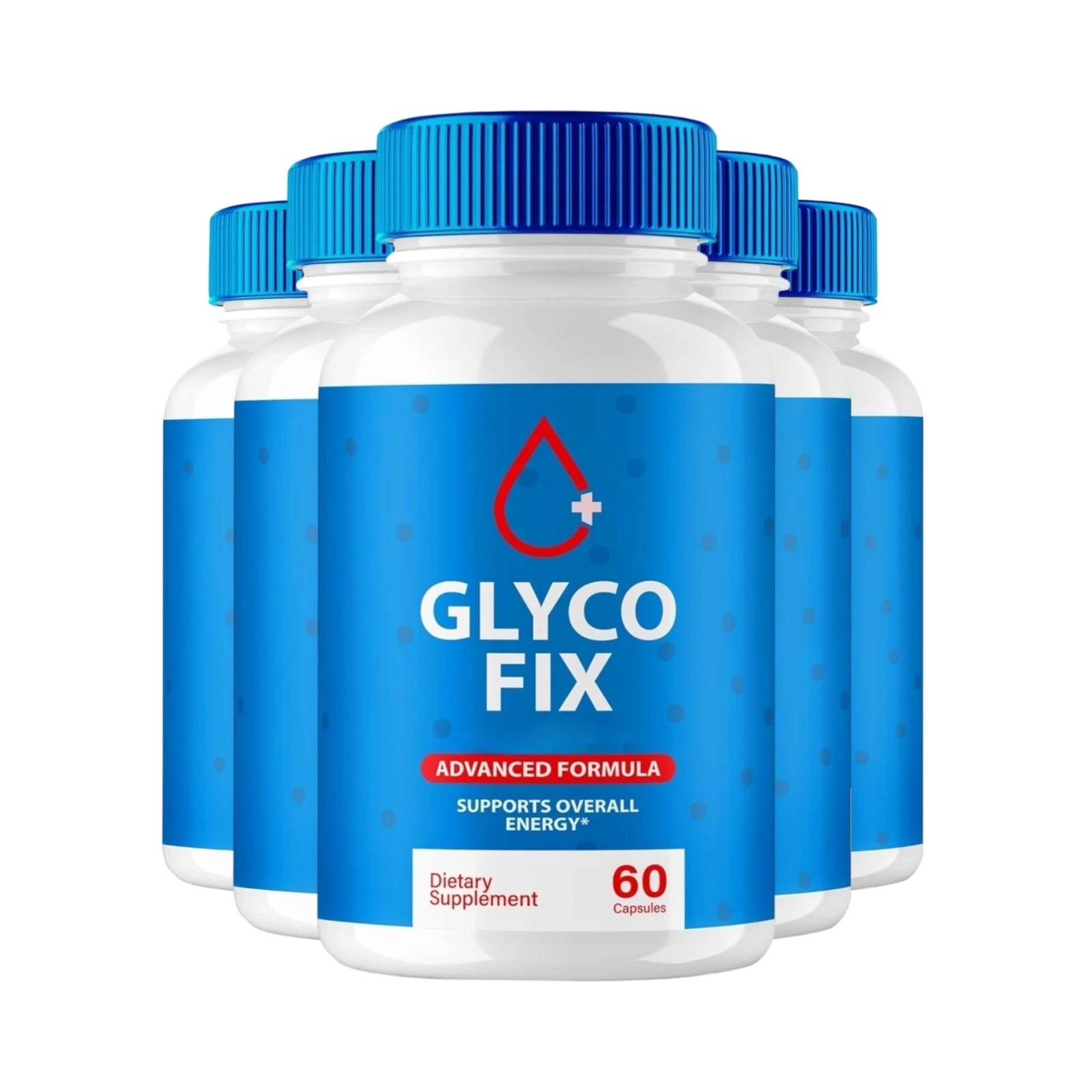 5-Pack Glyco Fix Blood Support to Maintain Blood Levels, Glycofix - 300 Capsules