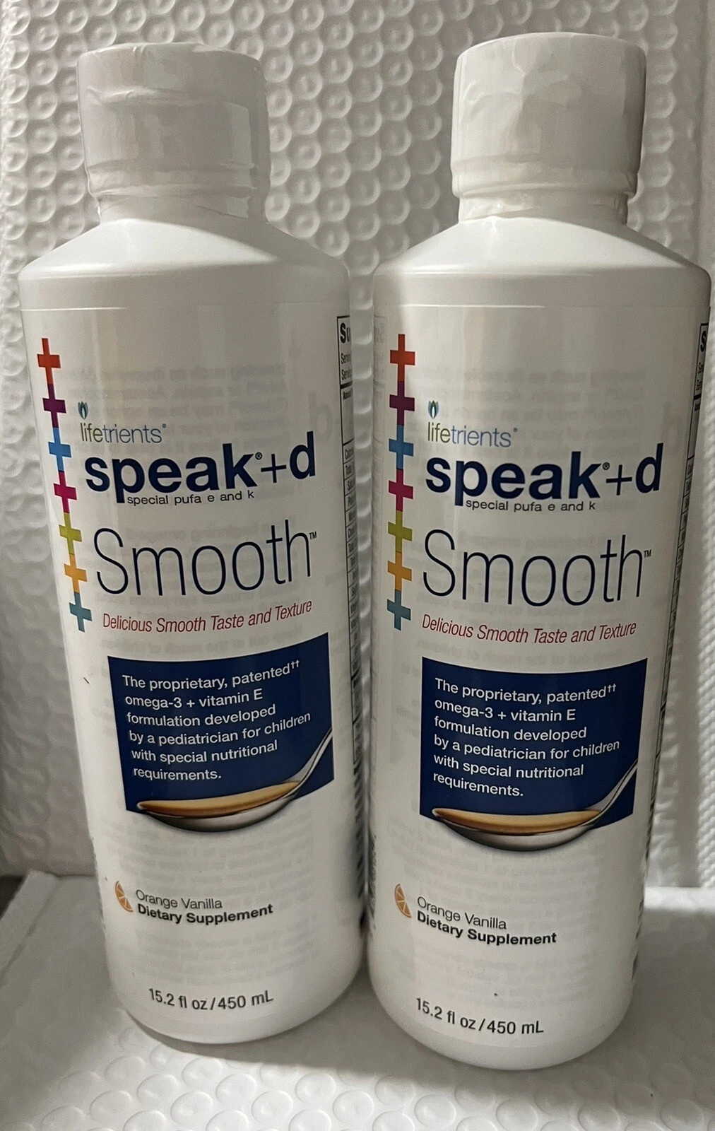 Lifetrients – Speak+D Smooth – Orange Vanilla – Pack Of 2 International Shipping