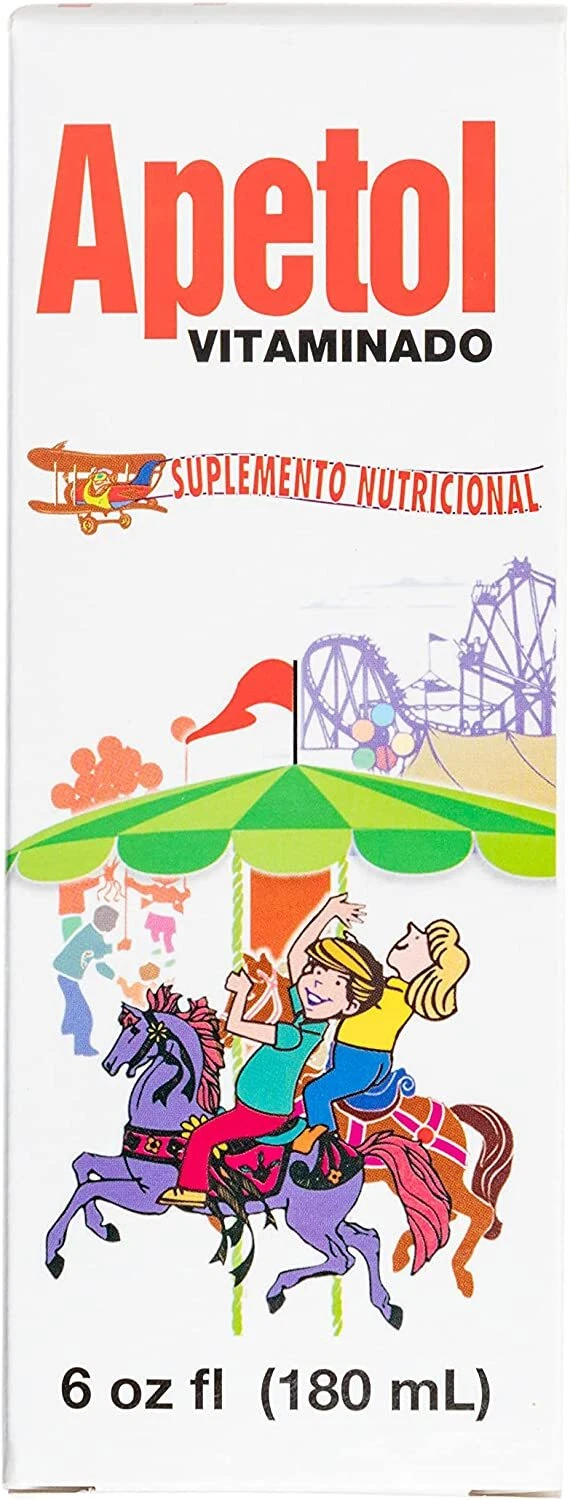 APETOL Vitamins Added Dietary Supplement 6oz Suplemento Vitaminado Nutricional &