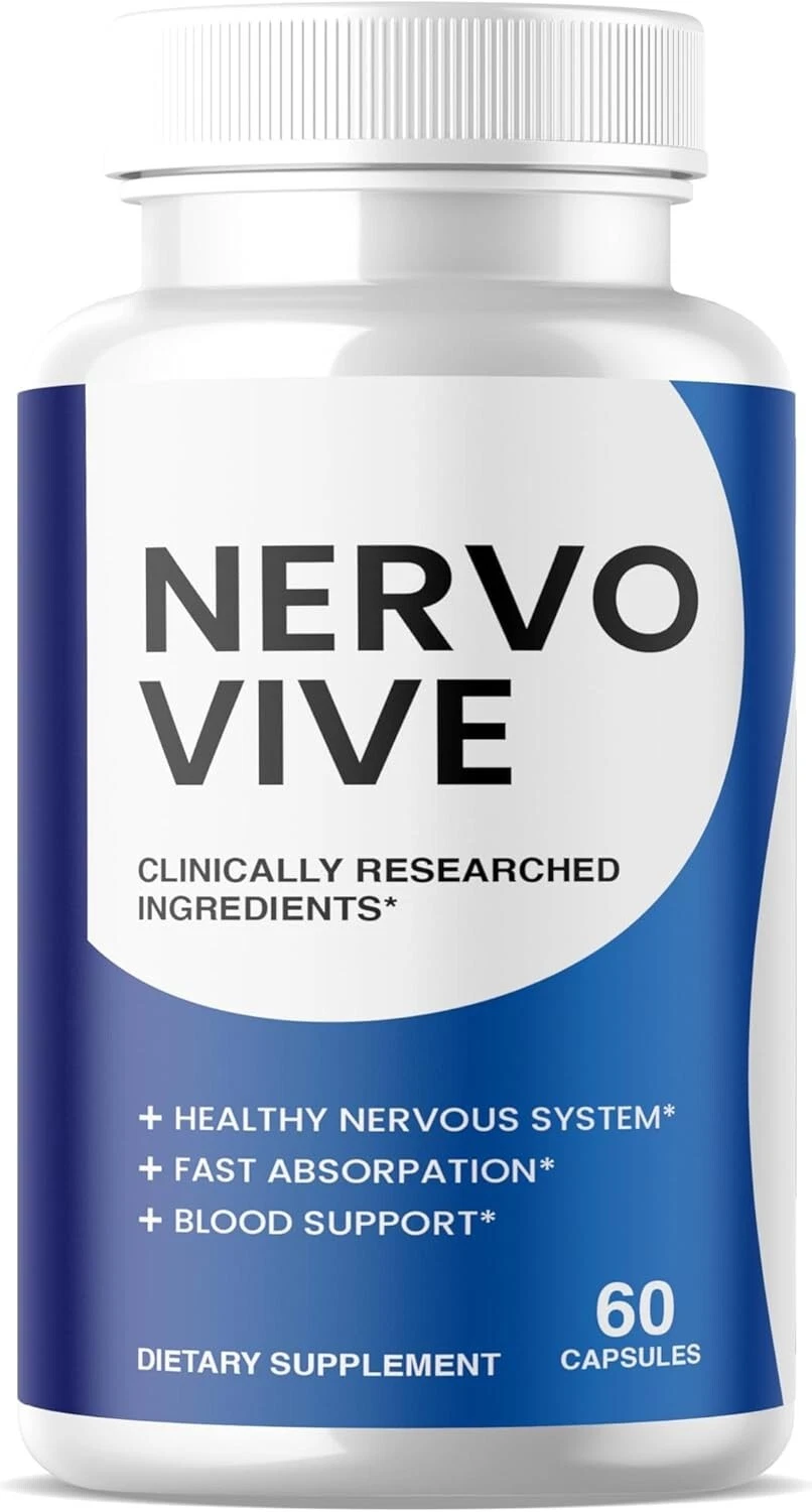 Nervo Vive Fast Absorption & Healthy Nervous System Supplements - (60 Capsules)