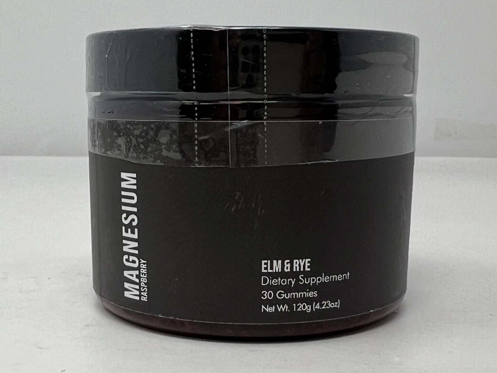 Elm & Rye Magnesium Raspberry 30 gummies Dietary Supplement 120g/4.23oz exp 4/25