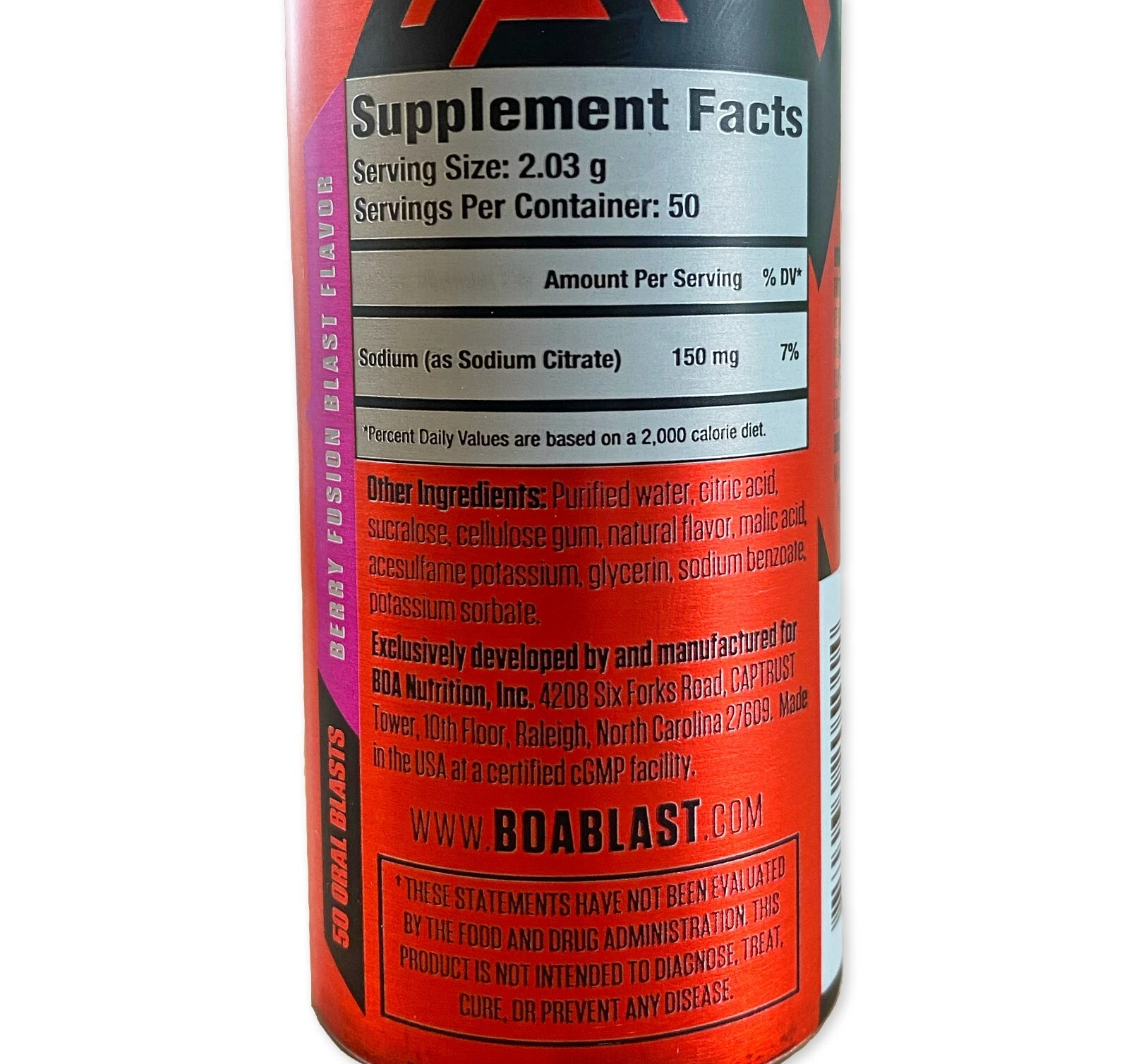 BOA ENDURE BLAST rapid electrolyte replacement 2oz 3-pack - FREE SHIPPING