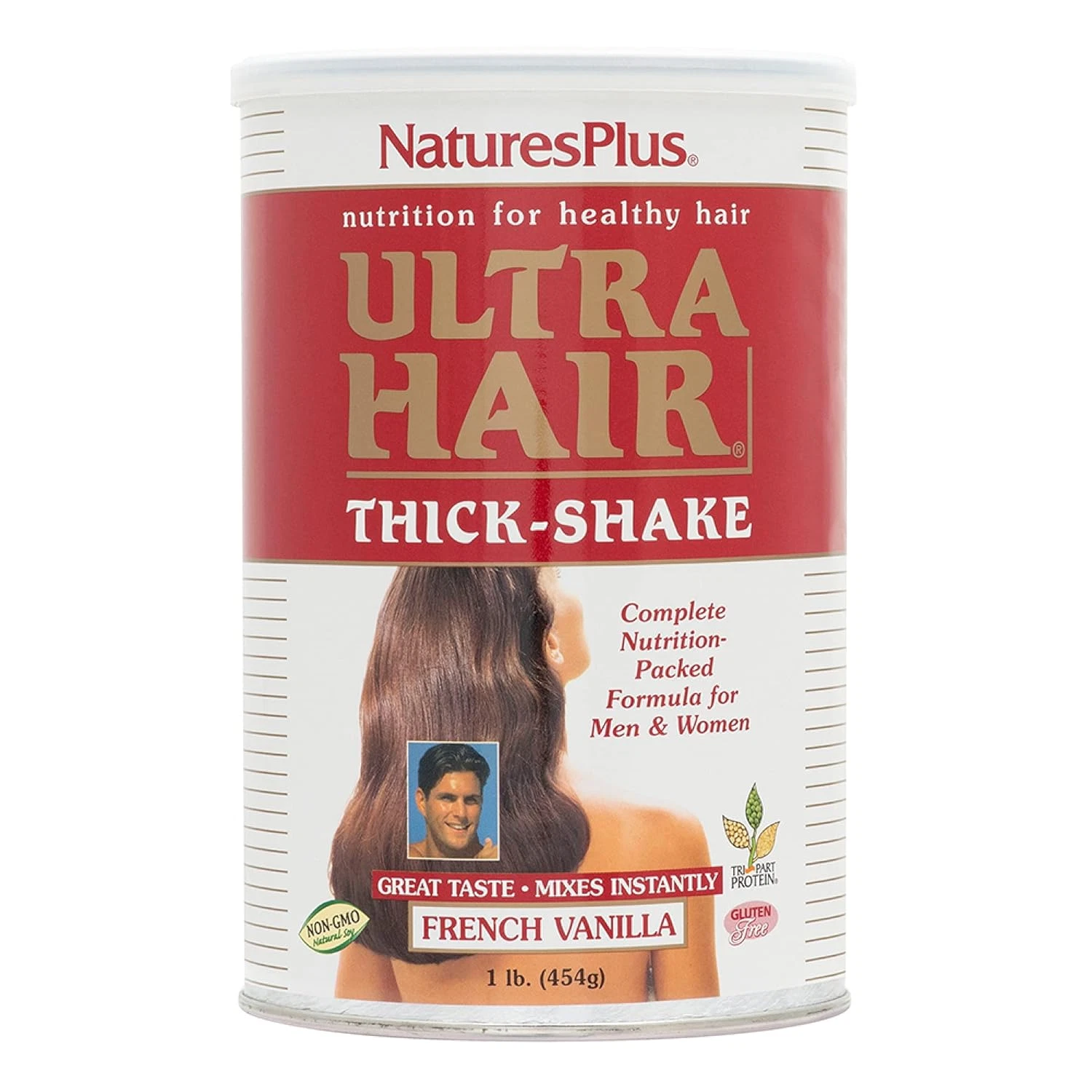 Ultra Hair Thick Shake - 1 Lb, Hair Protein Shake - French Vanilla Flavor - H...