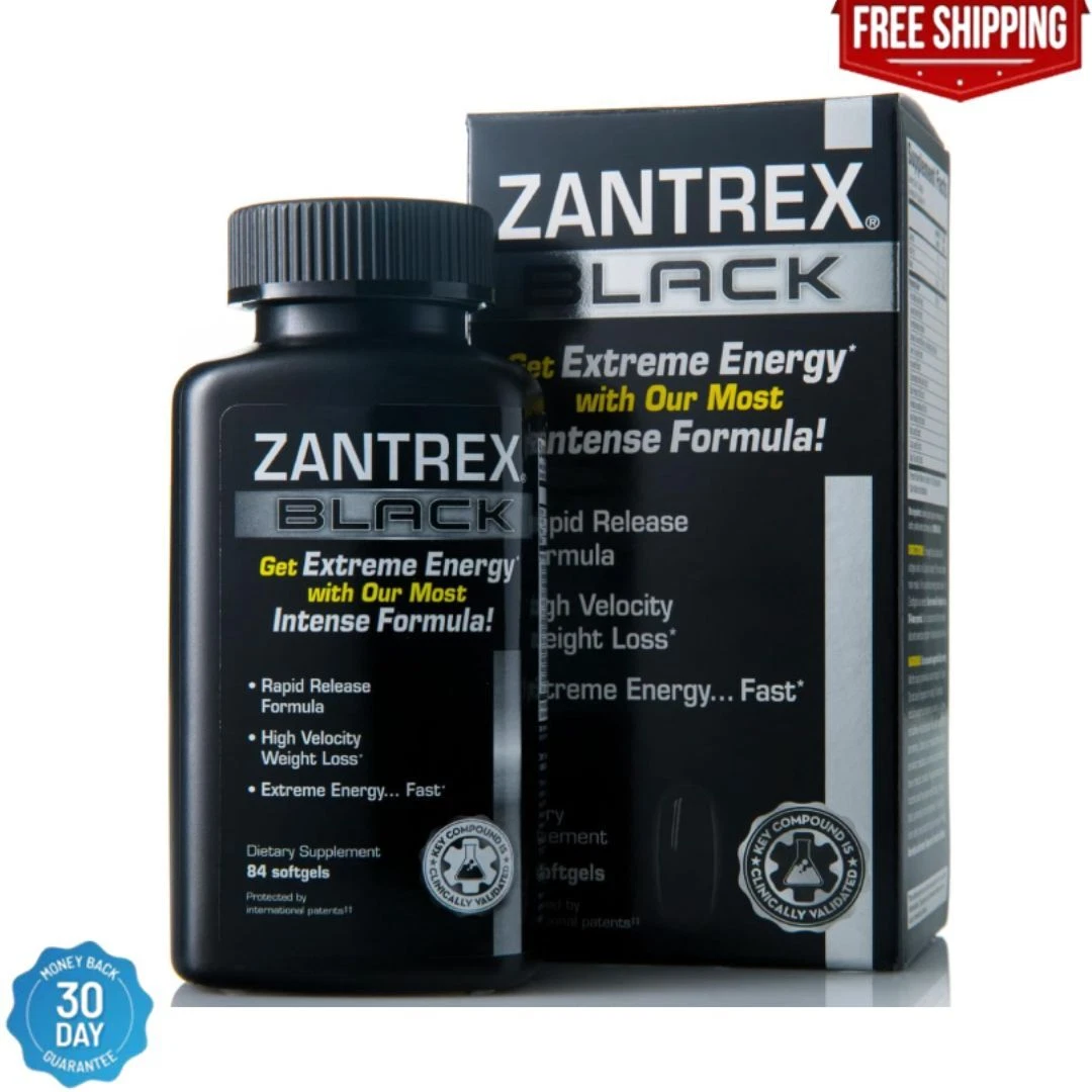 Zantrex Black Rapid Release Weight Loss and Dietary Supplement, 84 Capsules USA