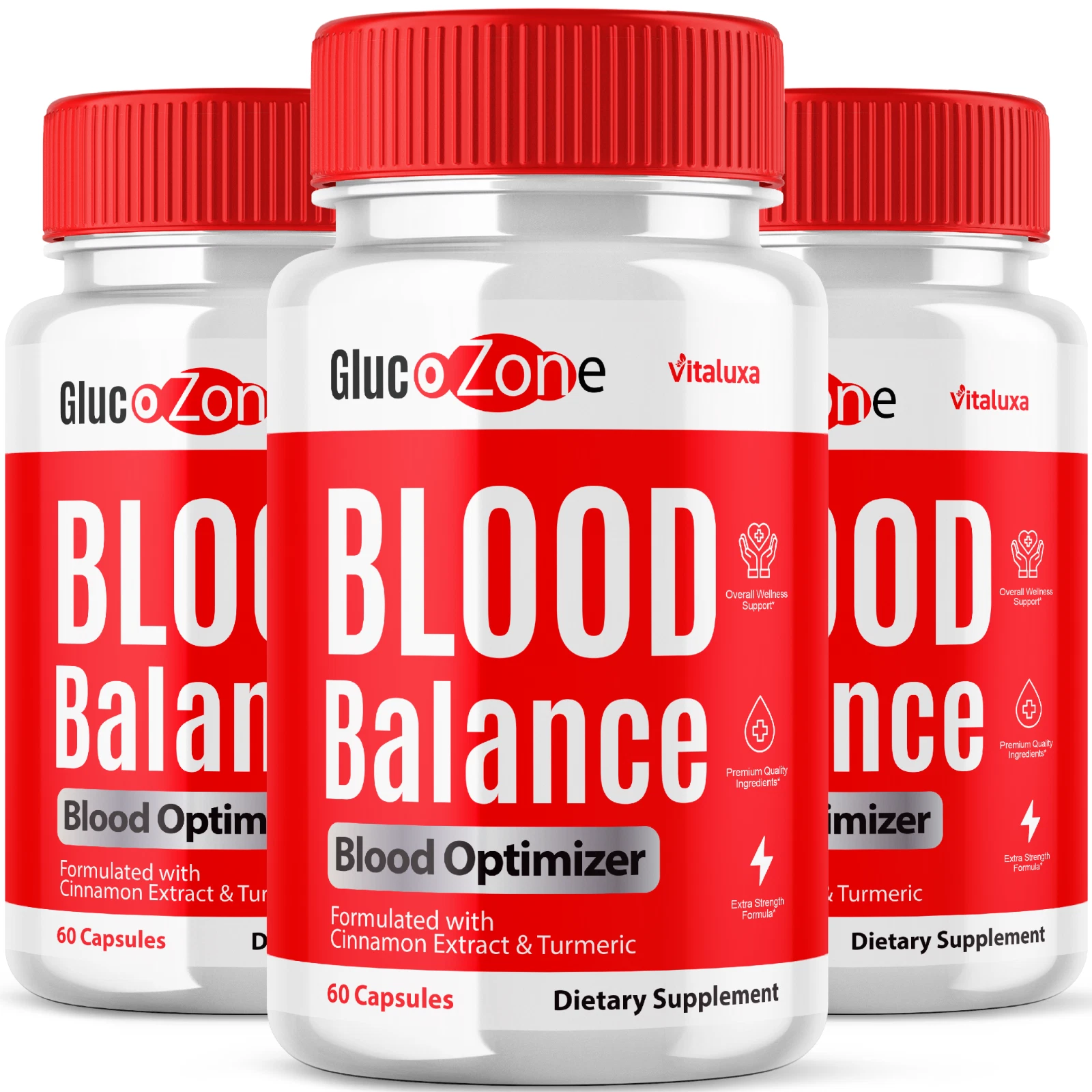 (3 Pack) Glucozone Advanced Blood Health Support Formula (180 Capsules)