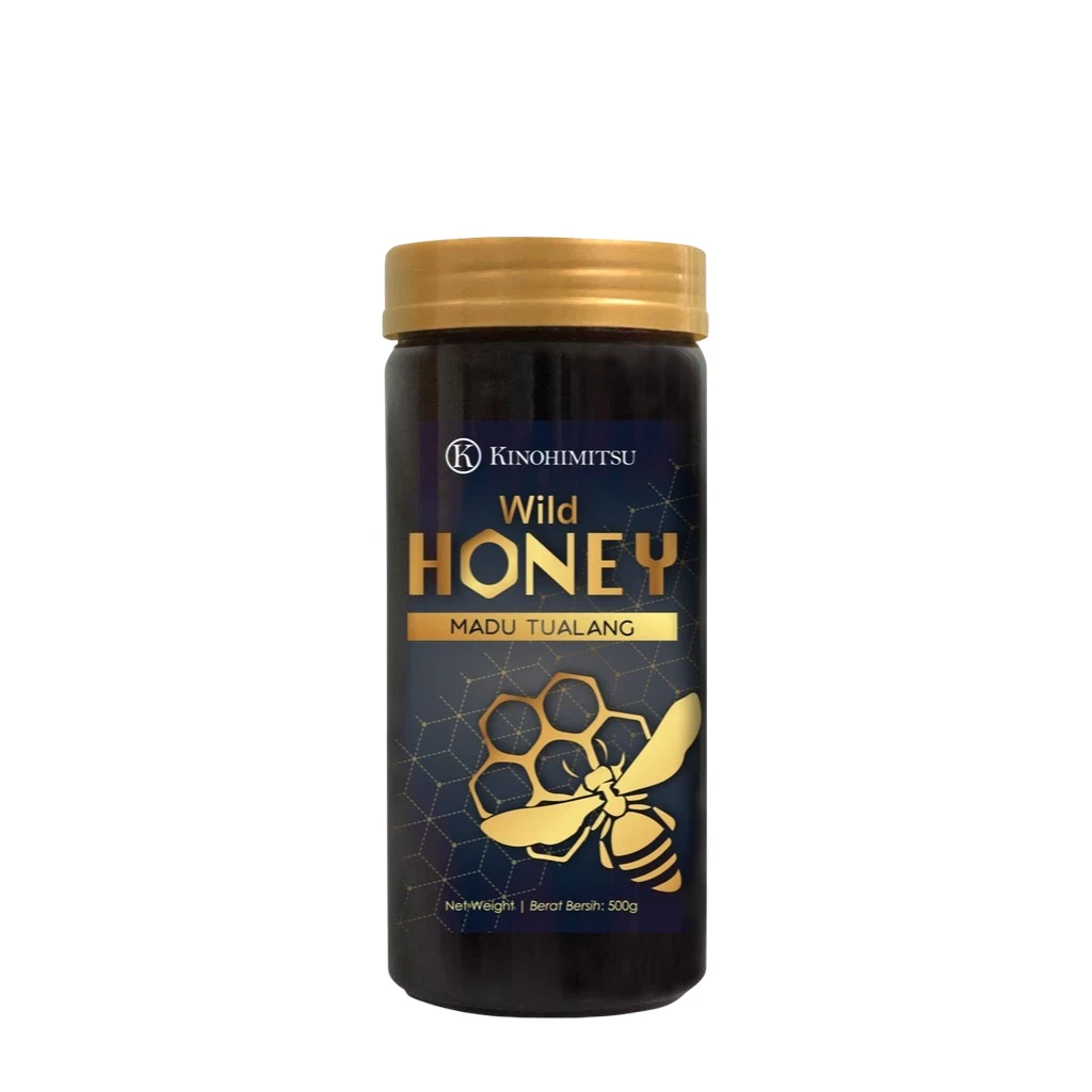 Kinohimitsu Wild Honey Madu Tualang 500g - RAW and WILD From Rainforest
