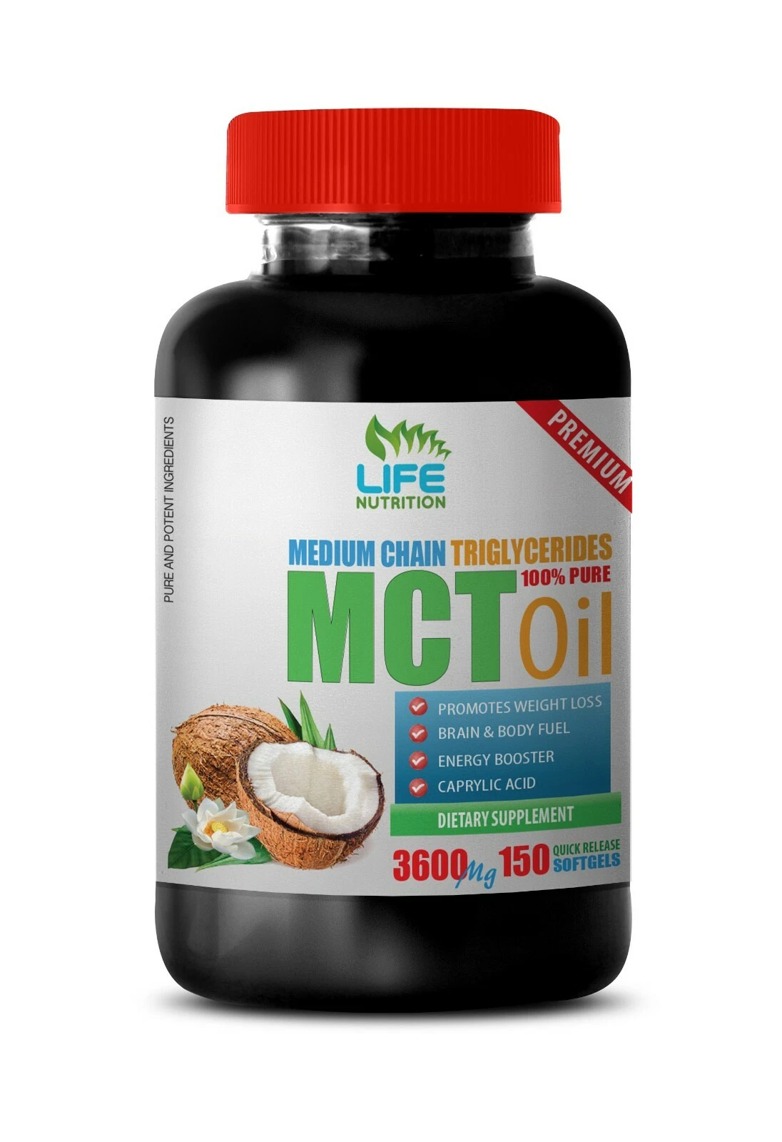 brain supplement - MCT OIL 3600MG - c mct oil 1B