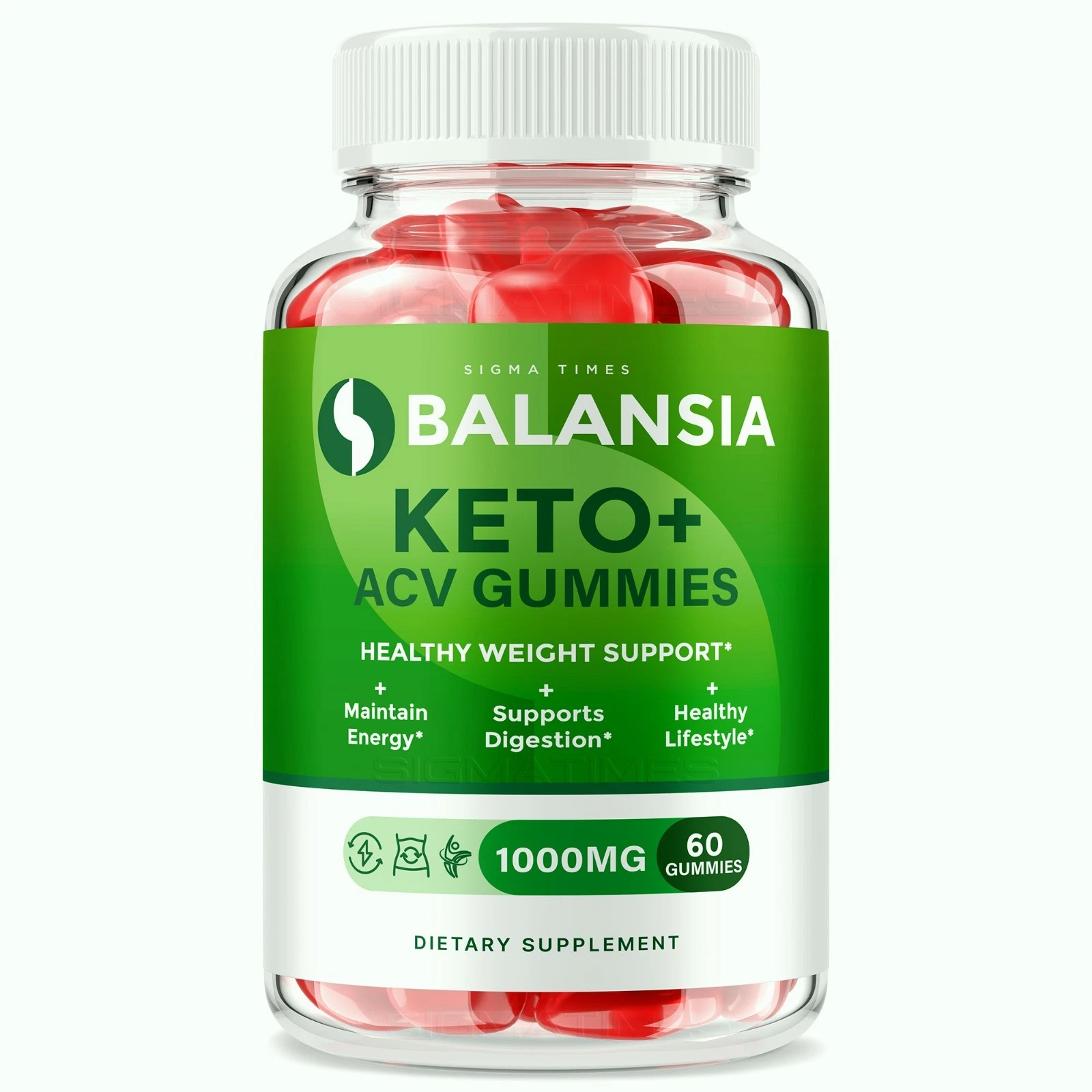 Balansia Keto Gummies - Keto ACV Fat-Burning Gummies for Weight Loss 60ct