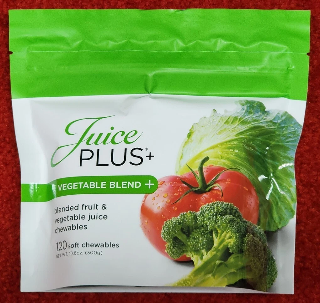 Juice Plus 120 Soft Chewables Gummies Blended Vegetable New Sealed Best By 04/23
