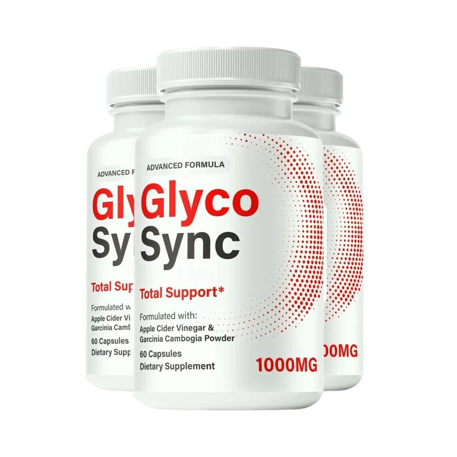 3-Pack Glyco Sync Capsules – GlycoSync Sugar Optimizer Pills - 180 Capsules