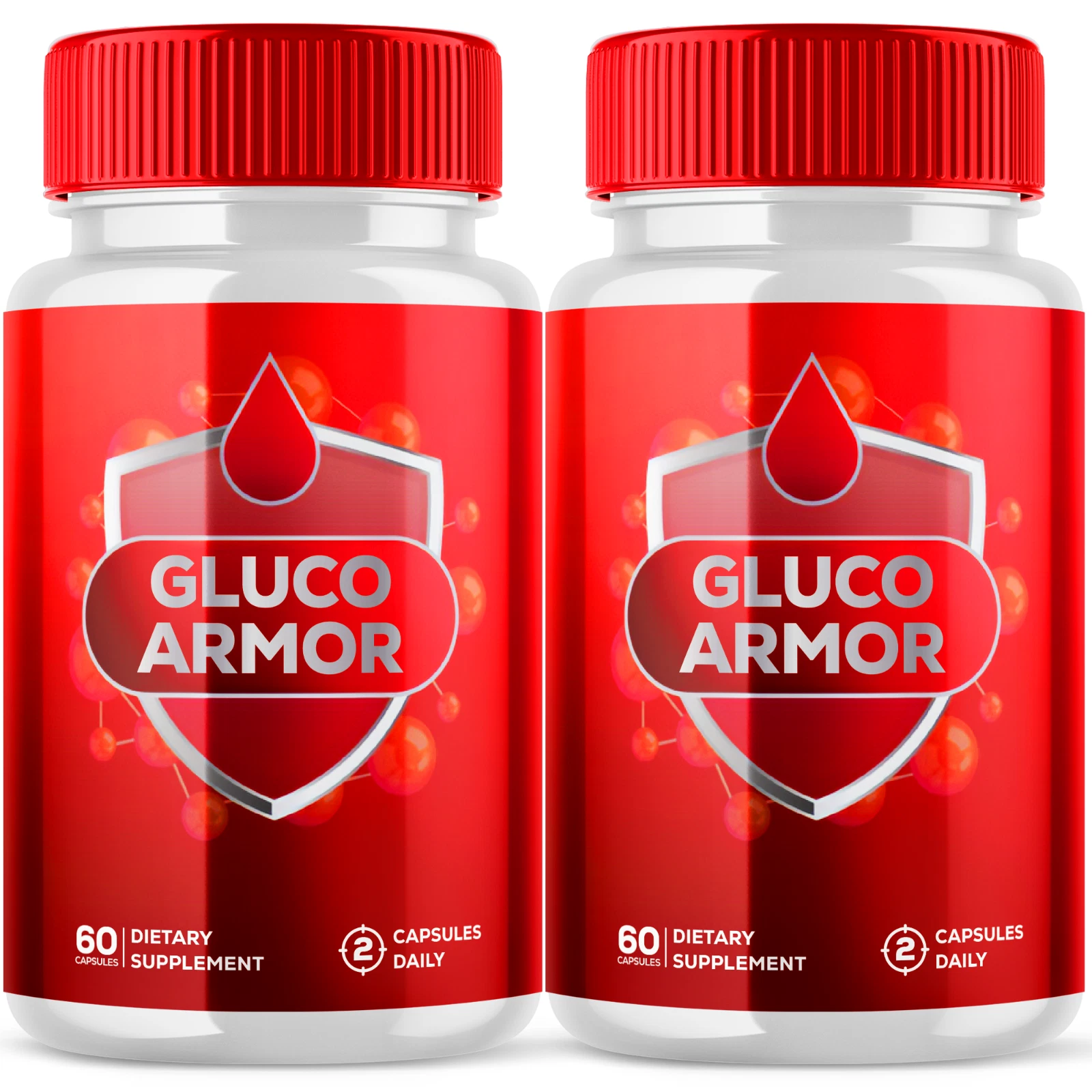 Gluco Armor Advanced Blood Support Natural Glyco Formula Supplement 120 Capsules