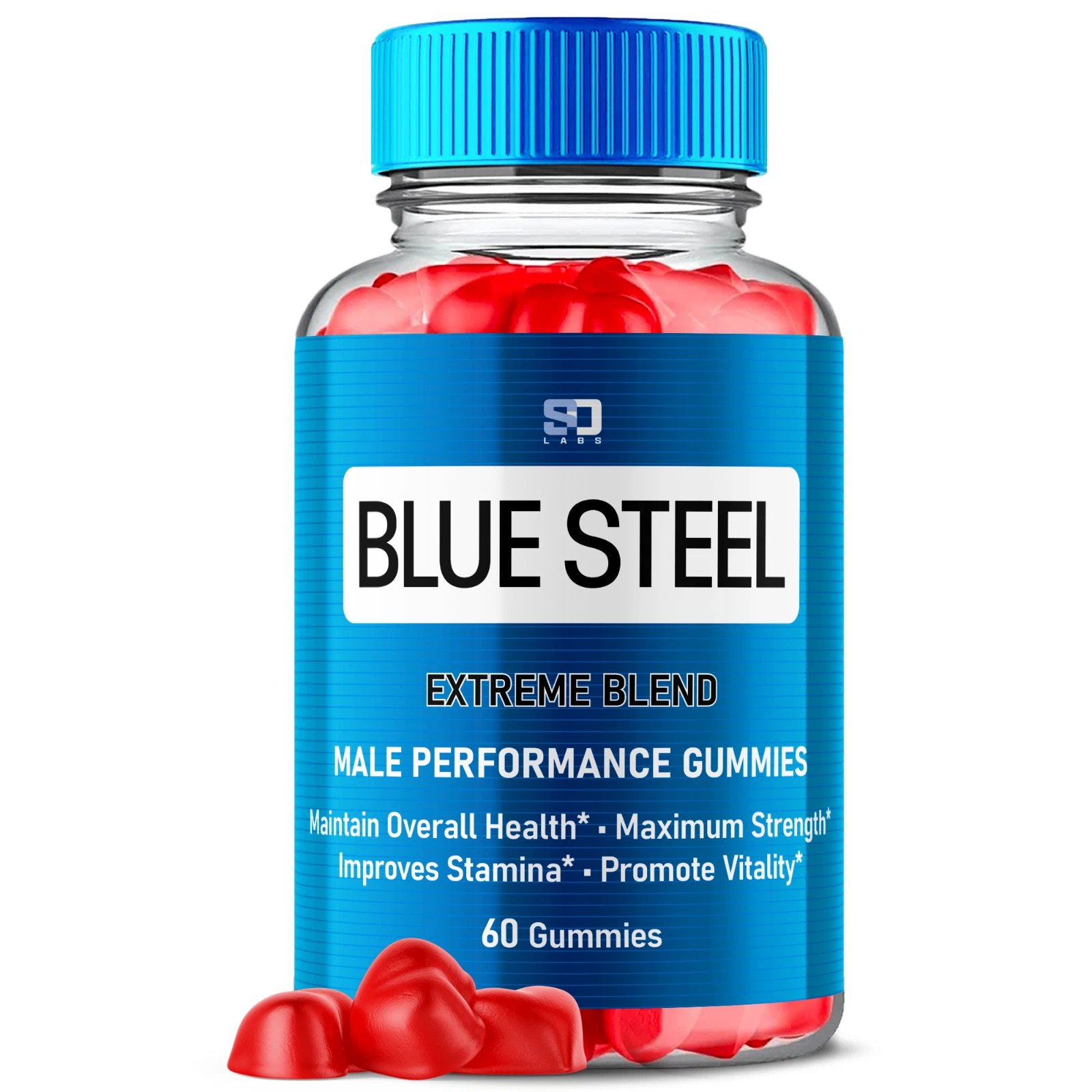 Blue Steel Male Gummies – Enhance Performance & Wellness Support 60 Gummies