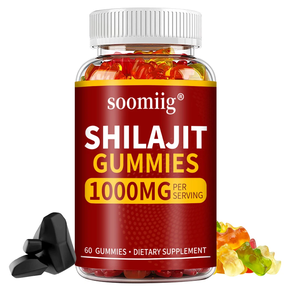 Shilajit Gummies Brain Health Mental Clarity & Memory Support,30 To 60 Gummies