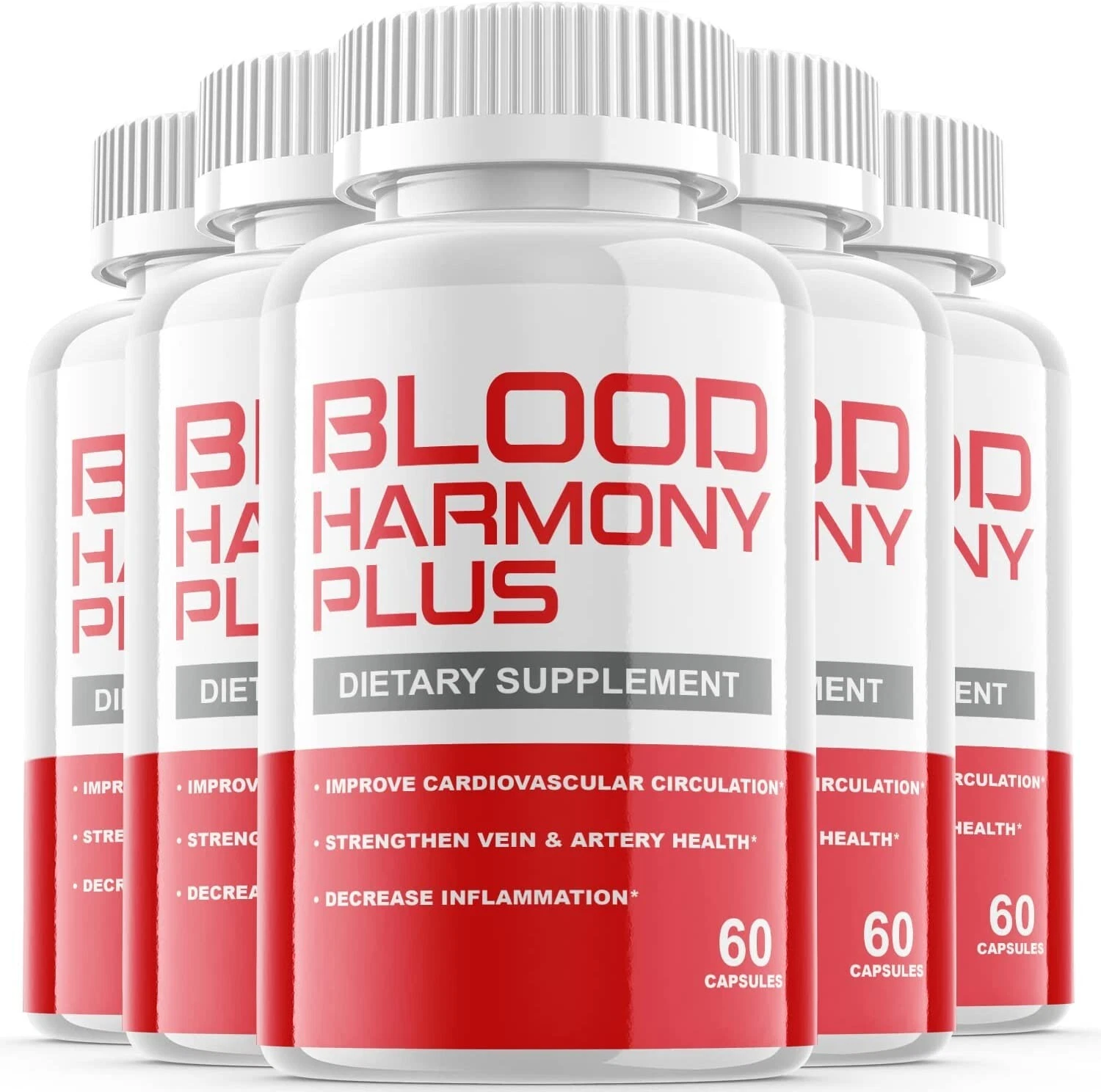 5 - Blood Harmony Plus - Blood Sugar Support Supplement Extra Strength- 300 Caps