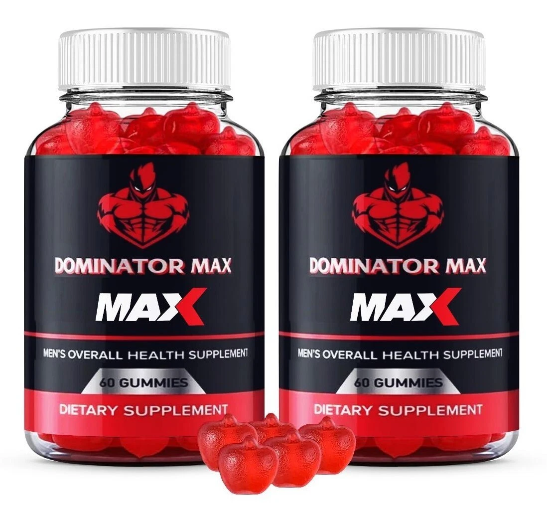 (2 Pack) Dominator Max MAX Gummies Daily High Drive, Dominator Maxx MAX