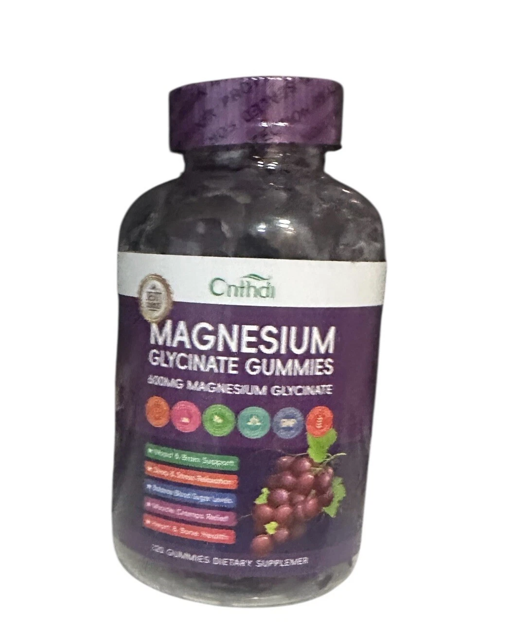 CnthdI MAGNESIUM GLYCINATE 600MG .120 Gummies