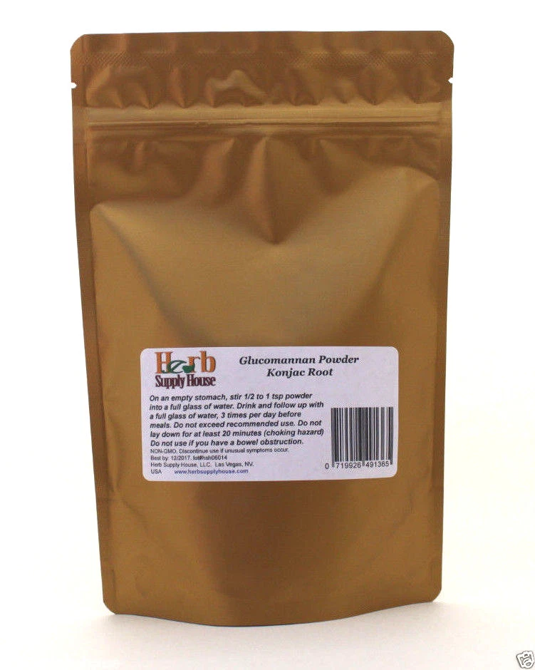 Glucomannan Konjac Root Powder 1lb, Herb Supply House, Unisex
