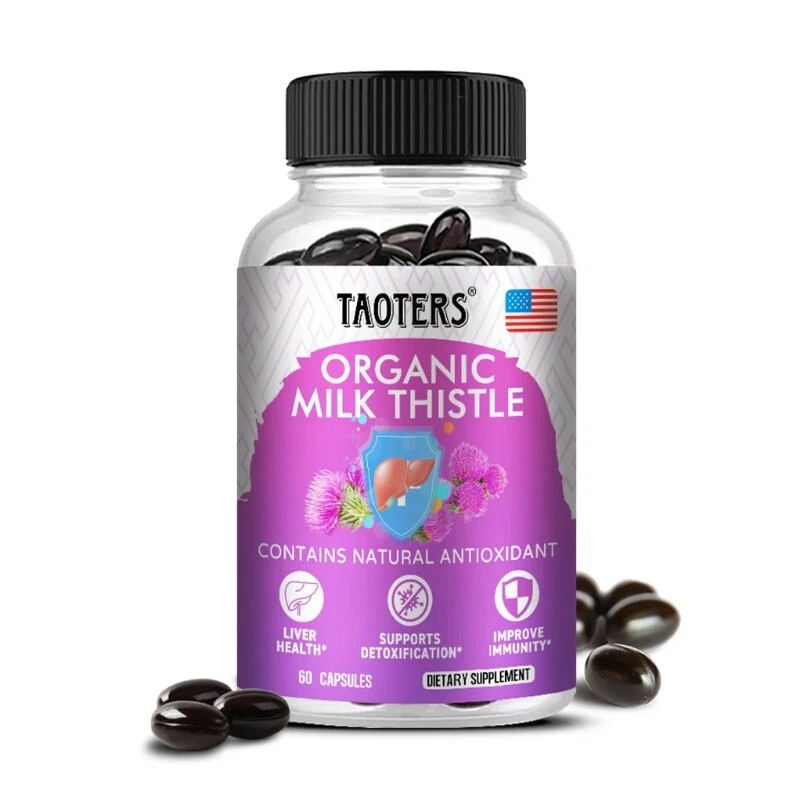 Liver Cleanse Detox Milk Thistle Extracts Silymarin, Artichoke, Dandelion