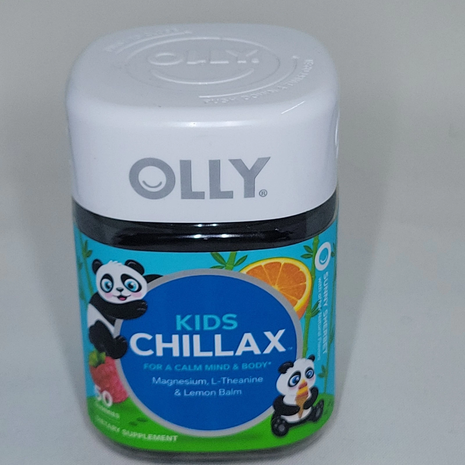 Olly Kids Chillax With Magnesium, L-Theanine & Lemon Balm 50 Gummies Sleep Aid