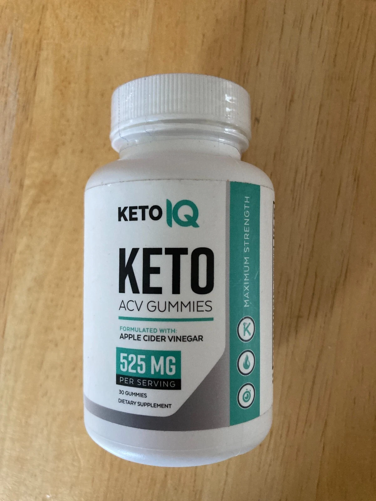 Keto IQ ACV Gummies 30 Ct 525 mg Gummies Exp: 02/2026 ketoiq